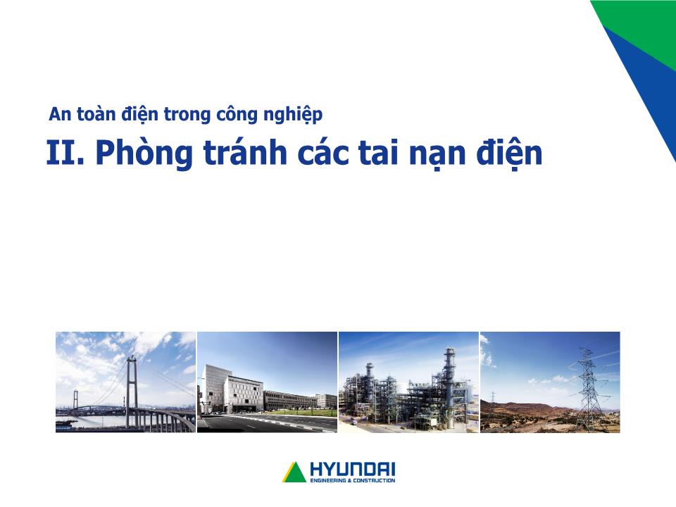 Bài giảng Module 2: Phòng tránh các tai nạn điện - Bài 4: Biện pháp phòng chống tai nạn điện trang 1