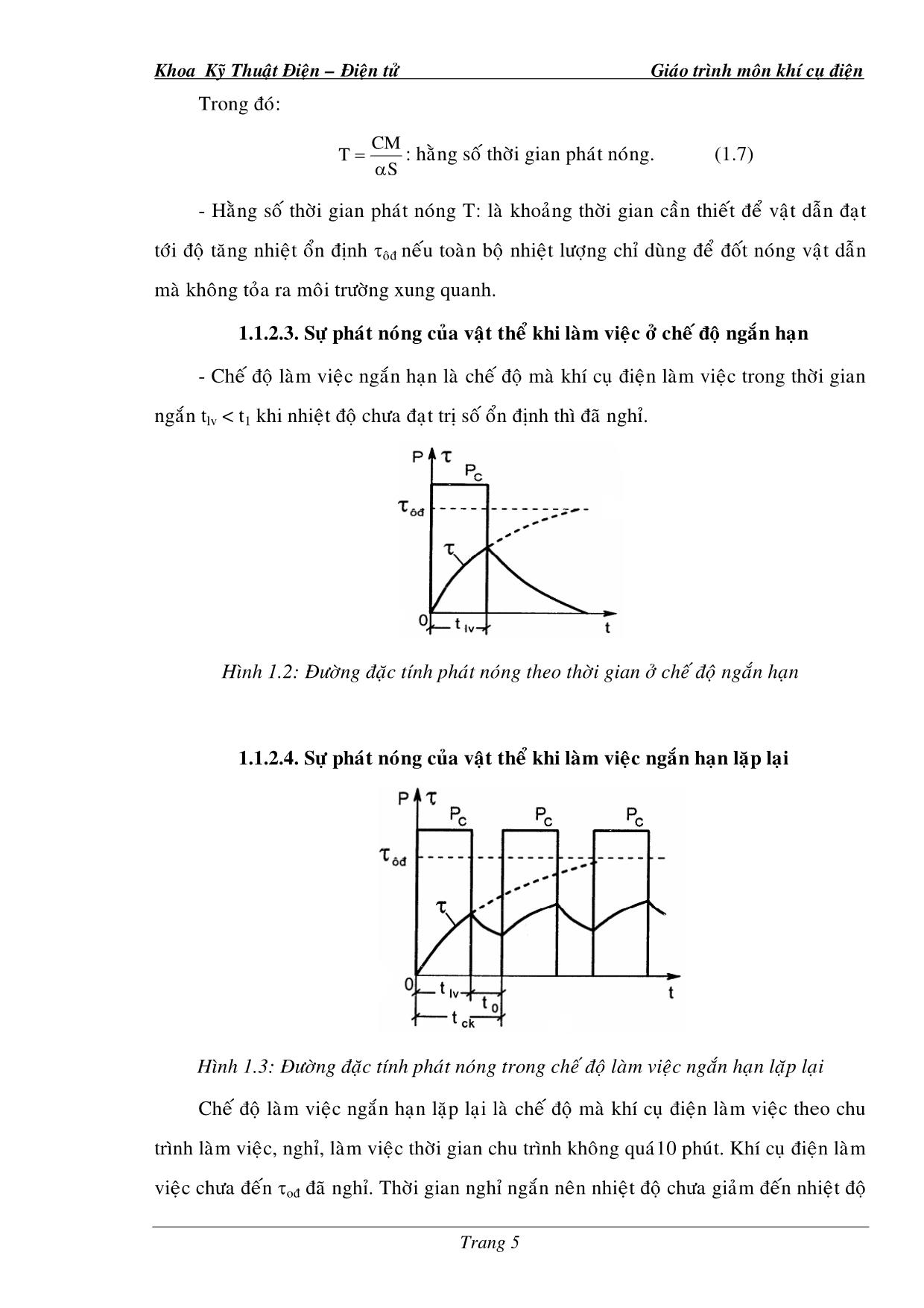 Giáo trình Khí cụ điện (Phần 1) trang 10