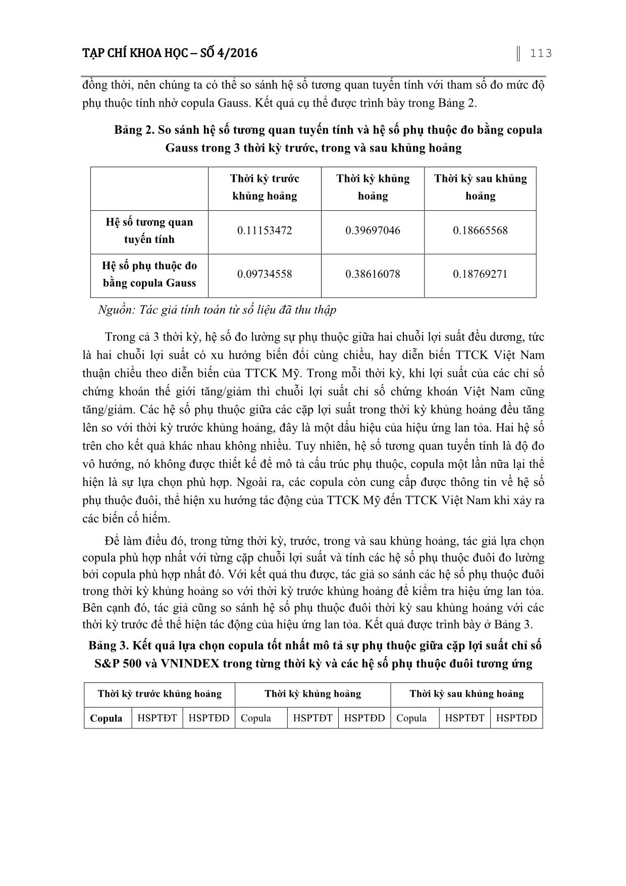 Ứng dụng nghiên cứu cấu trúc phụ thuộc trong phân tích rủi ro trên thị trường chứng khoán Việt Nam trang 7