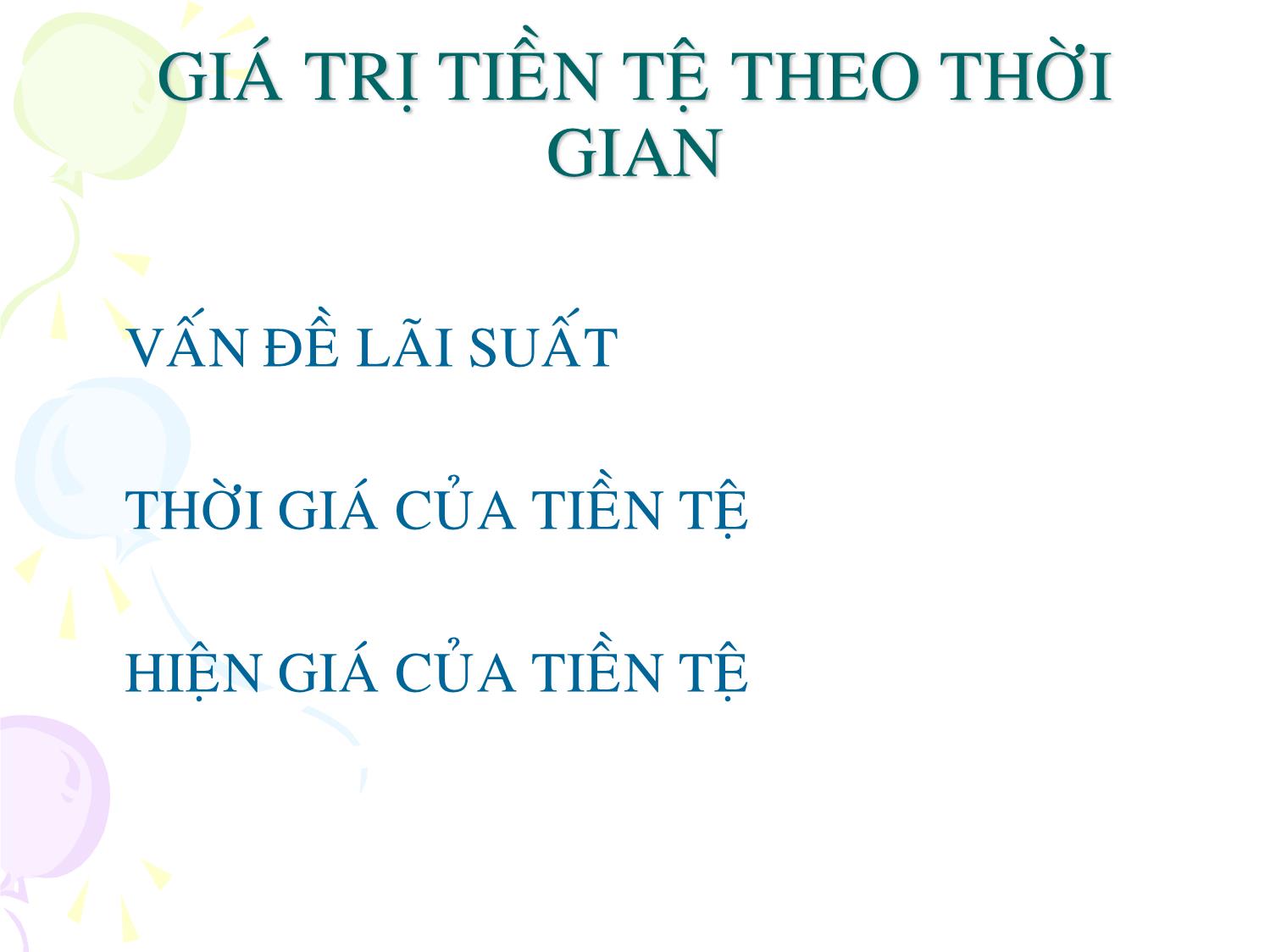 Bài giảng Đầu tư tài chính trang 3