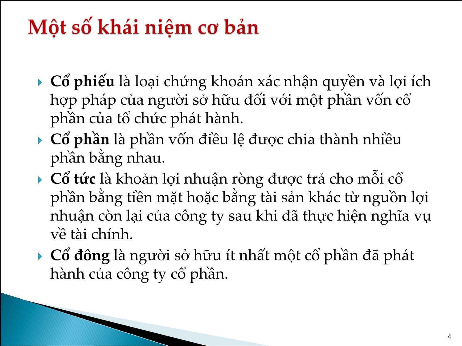 Bài giảng Phân tích tài chính - Bài 7+8: Định giá cổ phiếu - Đỗ Thiên Anh Tuấn trang 4