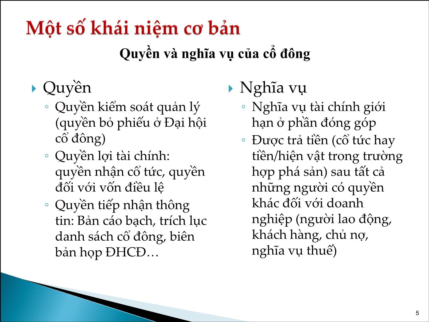 Bài giảng Phân tích tài chính - Bài 7+8: Định giá cổ phiếu - Đỗ Thiên Anh Tuấn trang 5