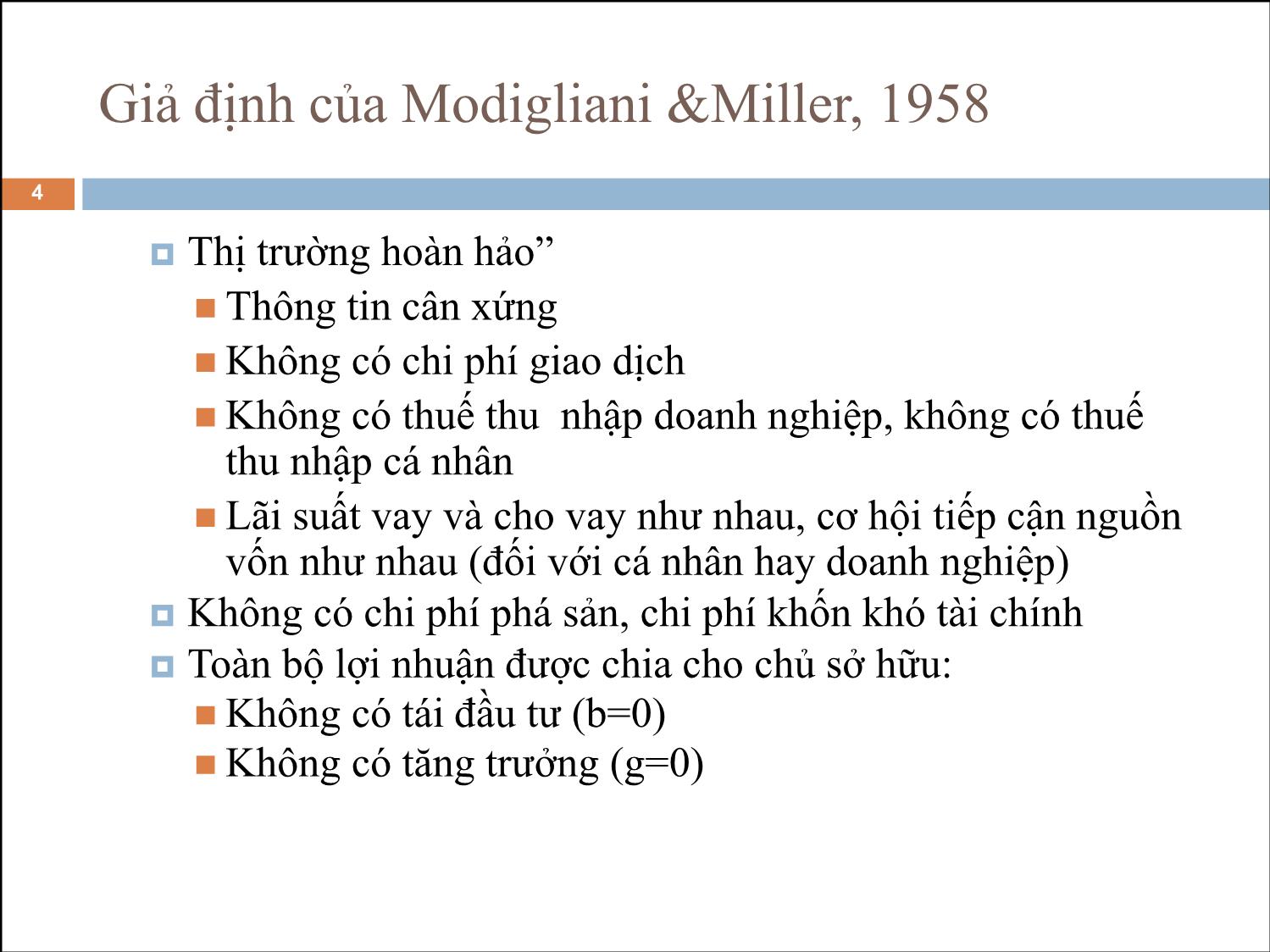 Bài giảng Phân tích tài chính - Bài 17: Cơ cấu vốn trang 4