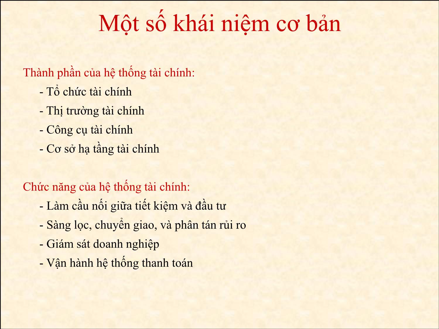 Bài giảng Tài chính phát triển - Ôn tập cuối kỳ - Trần Thị Quế Giang trang 3