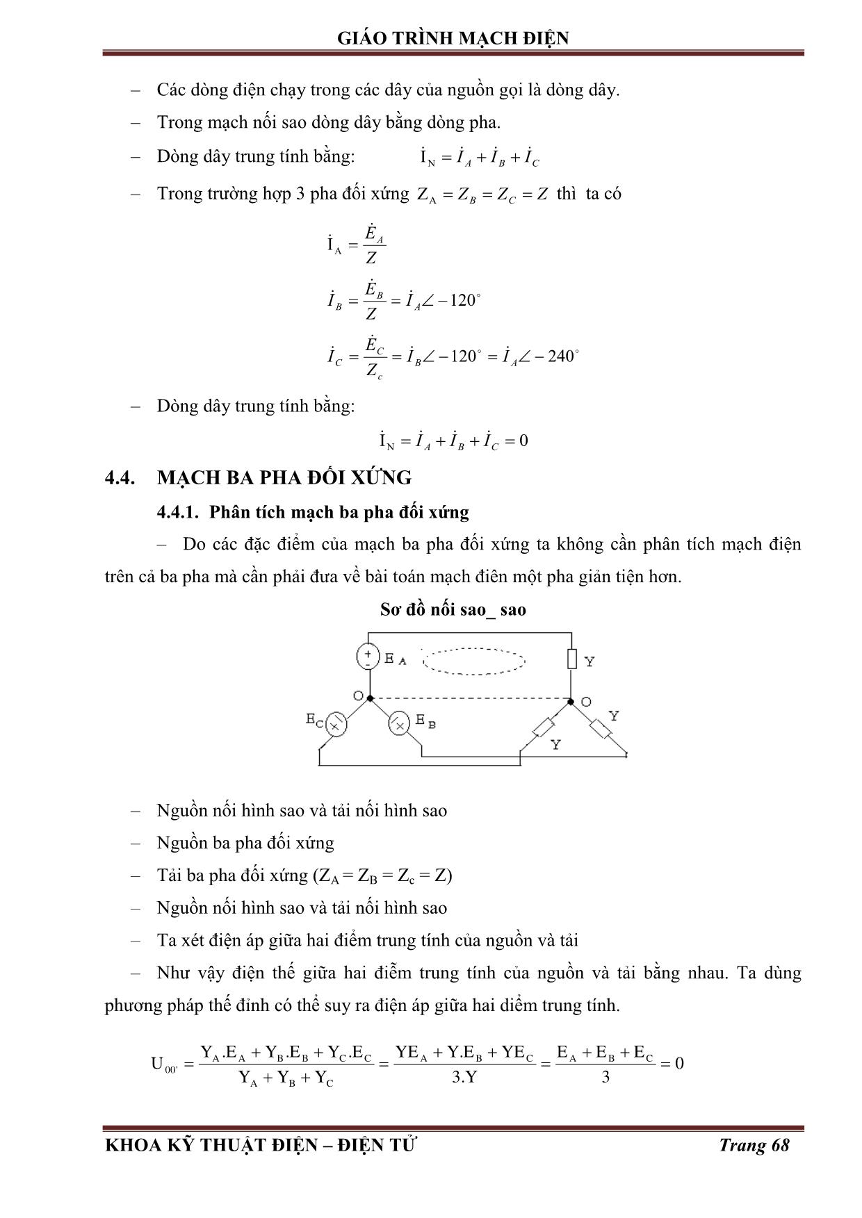 Giáo trình Mạch điện (Phần 2) trang 5