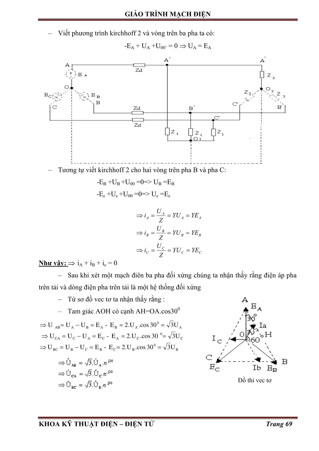 Giáo trình Mạch điện (Phần 2) trang 6