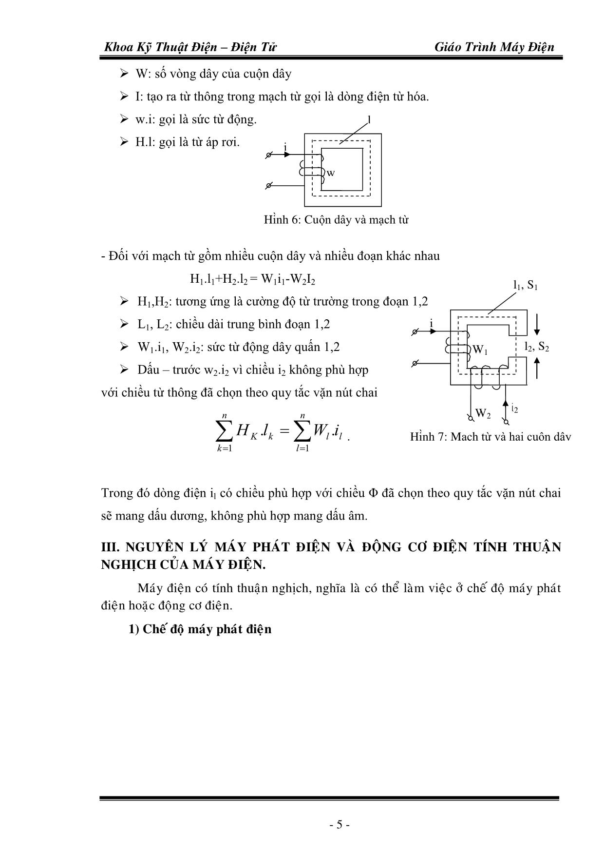 Giáo trình Máy điện (Phần 1) trang 10