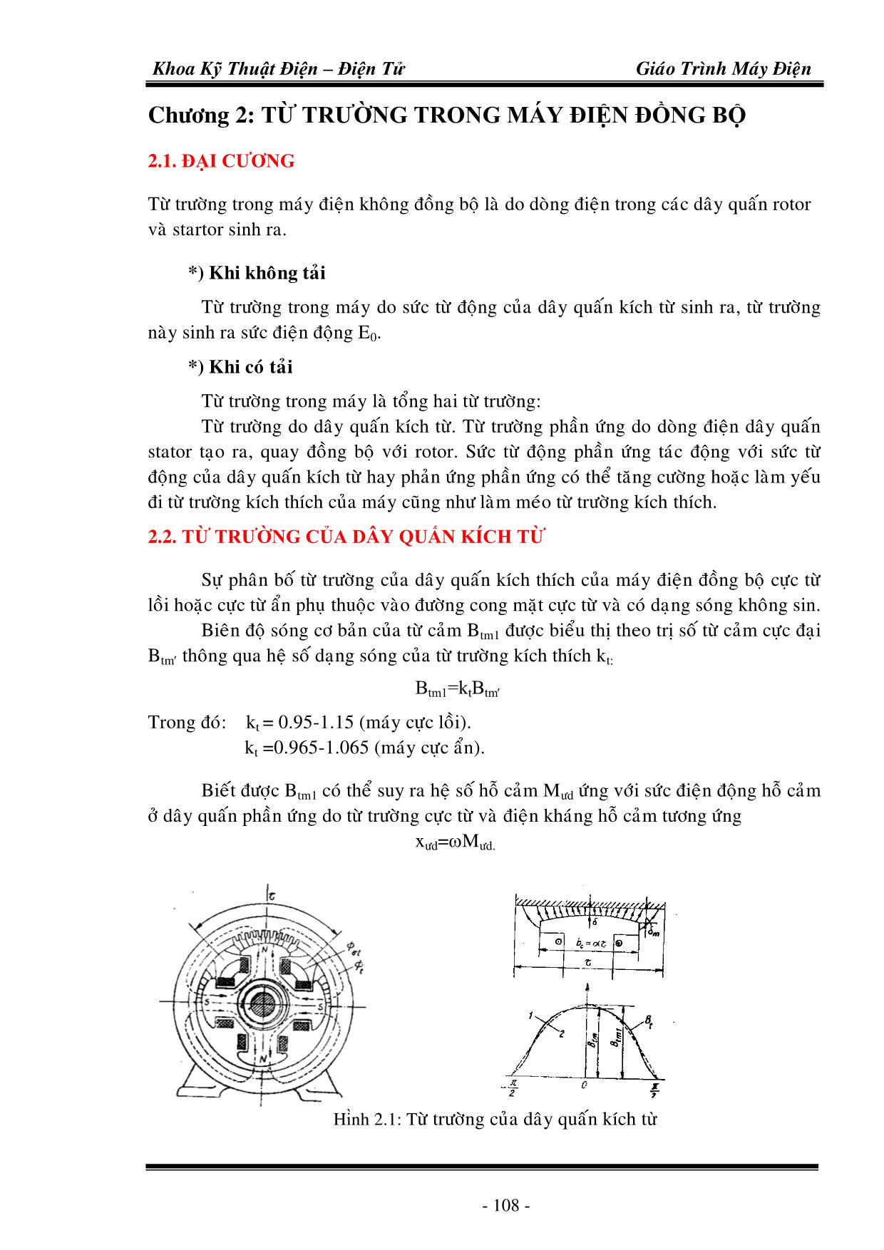 Giáo trình Máy điện (Phần 2) trang 6