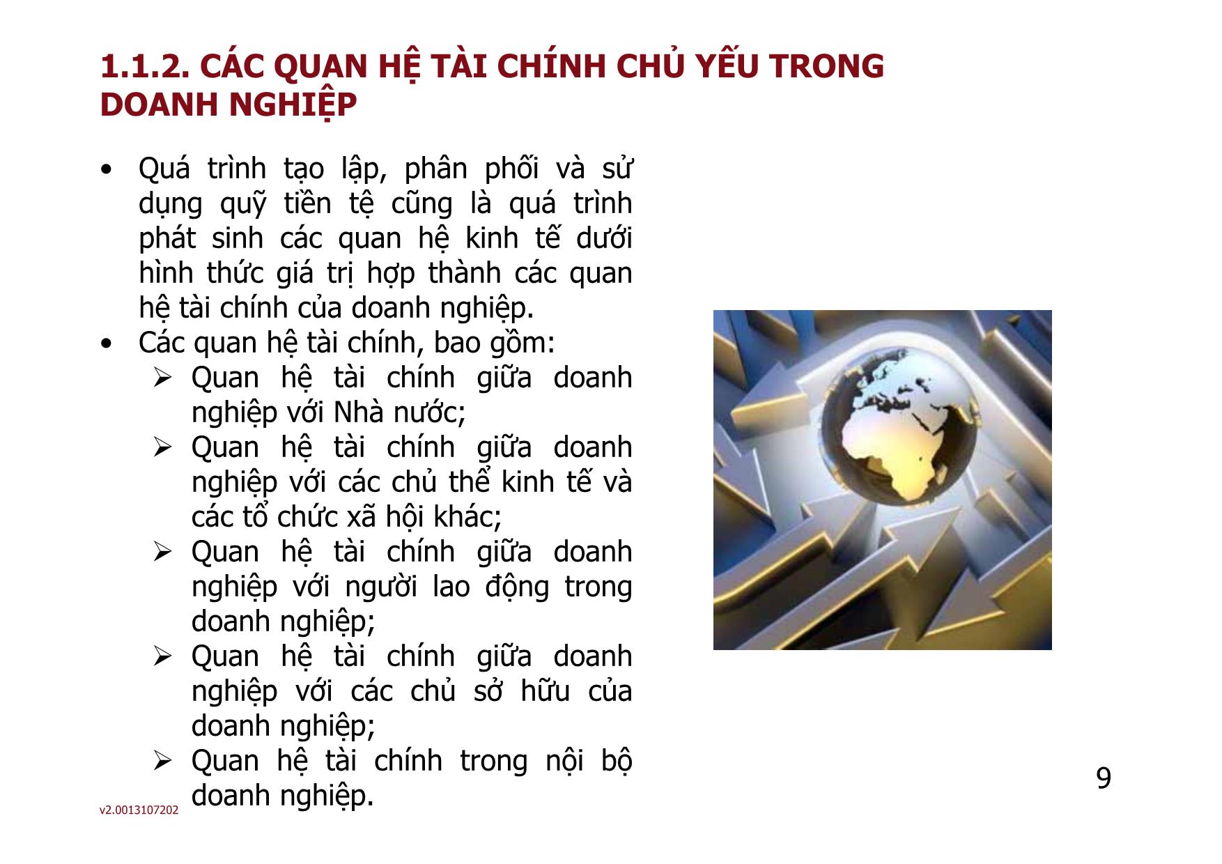 Bài giảng môn Phân tích báo cáo tài chính - Bài 1: Tổng quan về tài chính doanh nghiệp - Nguyễn Thị Hà trang 9