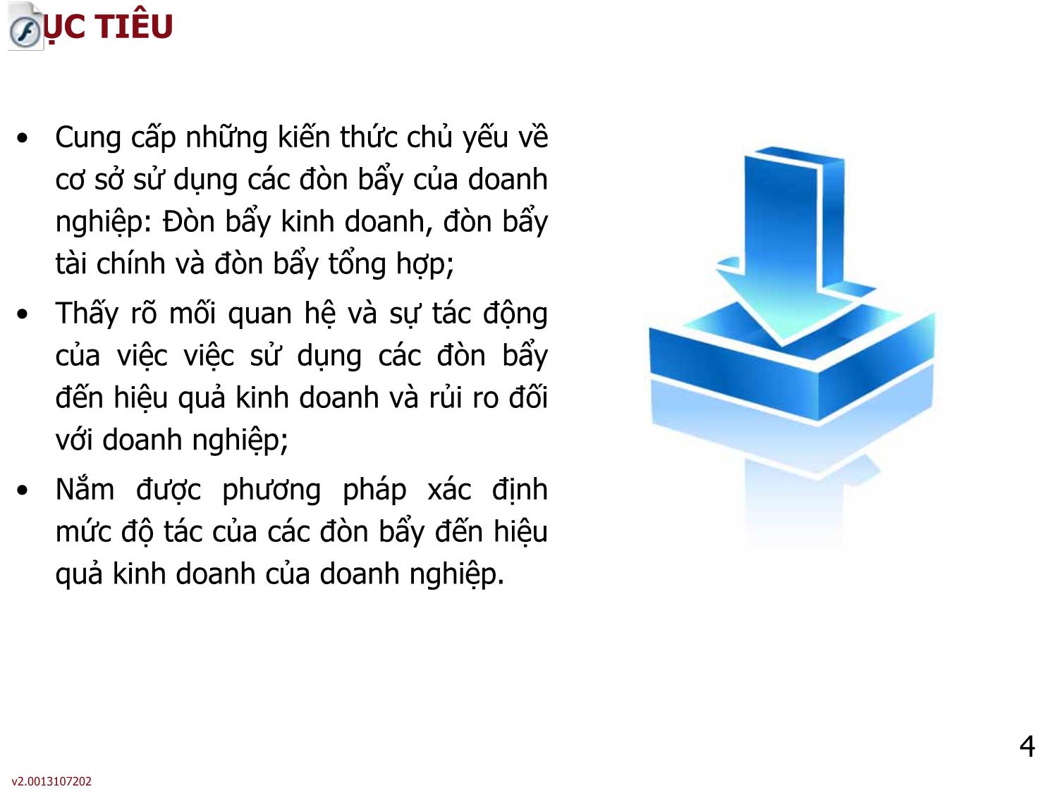 Bài giảng môn Phân tích báo cáo tài chính - Bài 7: Rủi ro và đòn bẩy của doanh nghiệp - Nguyễn Thị Hà trang 4