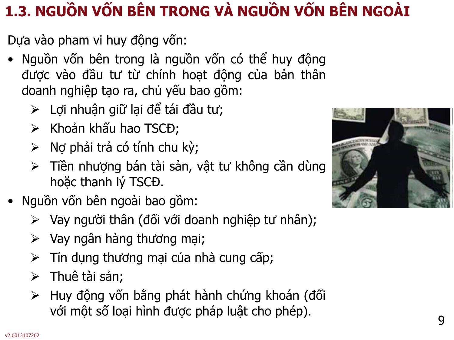 Bài giảng môn Phân tích báo cáo tài chính - Bài 8: Nguồn tài trợ của doanh nghiệp - Nguyễn Thị Hà trang 9