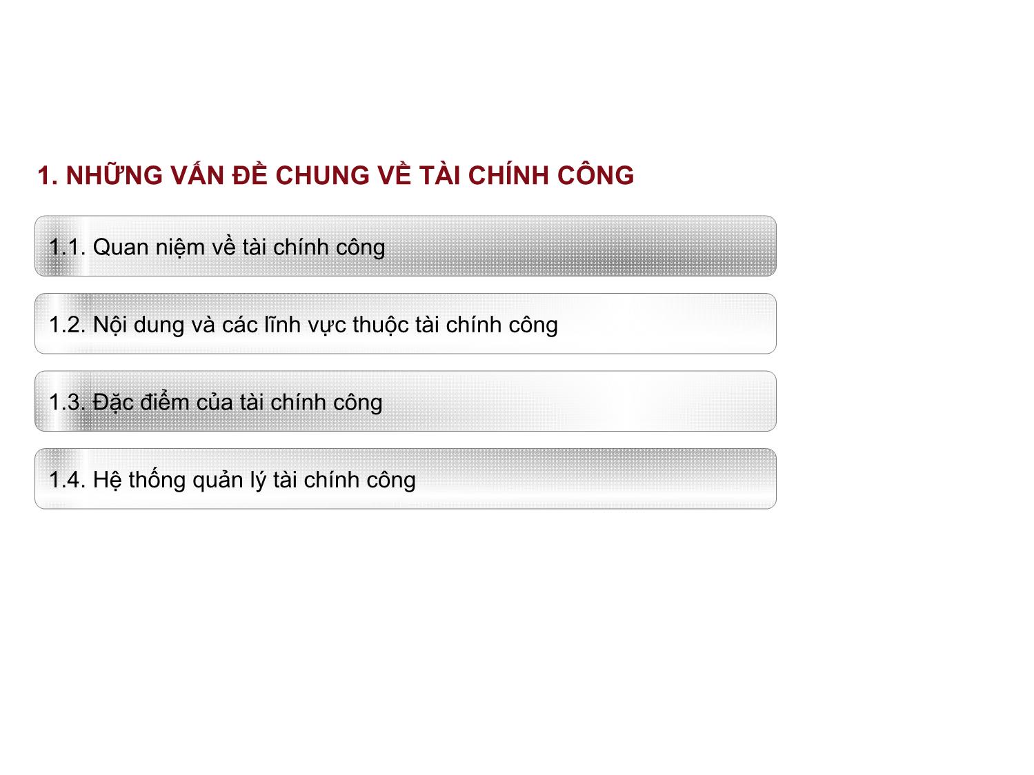 Bài giảng Phân tích báo cáo tài chính - Bài 1: Tổng quan về tài chính - Phạm Xuân Hòa trang 6