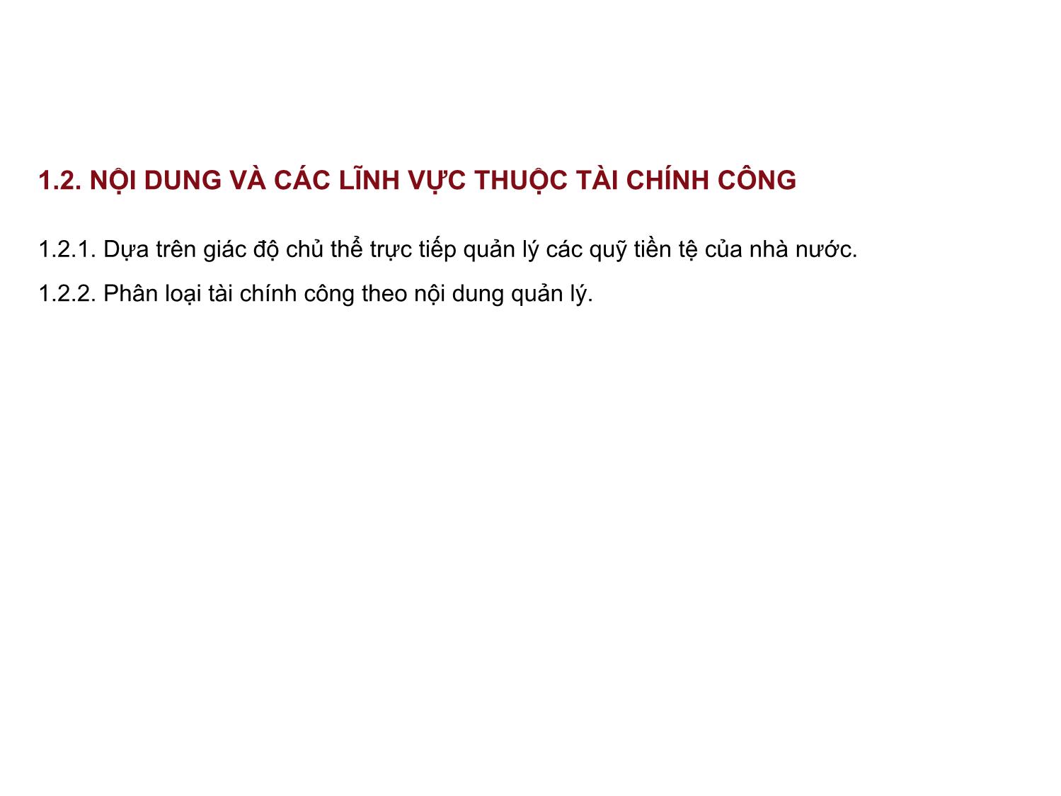 Bài giảng Phân tích báo cáo tài chính - Bài 1: Tổng quan về tài chính - Phạm Xuân Hòa trang 8