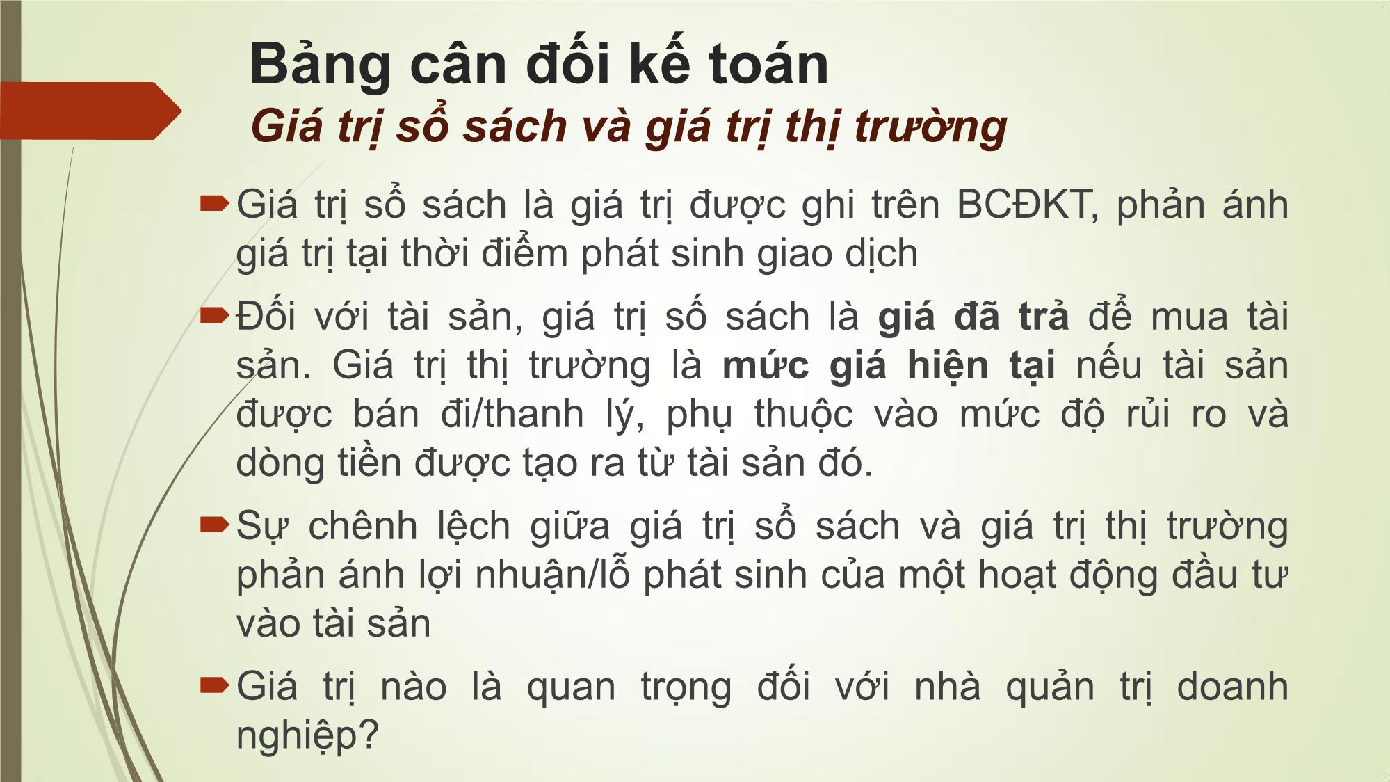 Bài giảng Tài chính doanh nghiệp - Chương 2: Báo cáo tài chính, thuế và dòng tiền trang 10