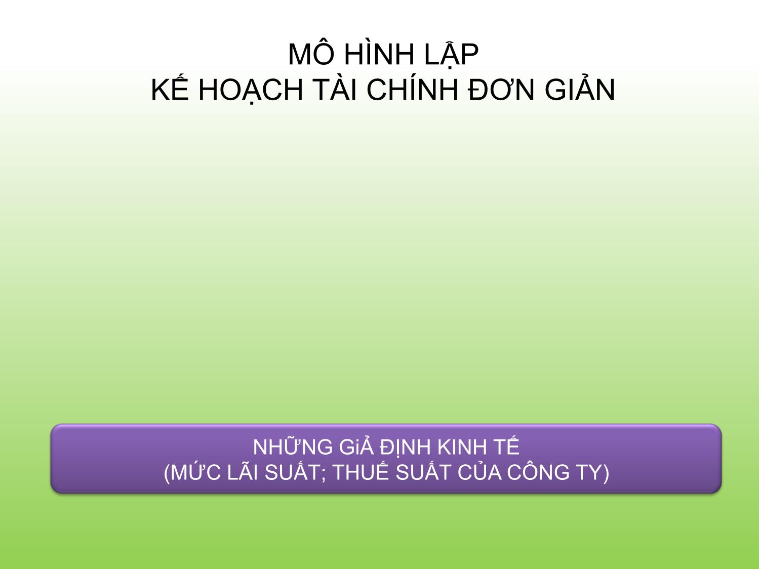 Bài giảng Tài chính doanh nghiệp - Chương 4: Lập kế hoạch tài chính dài hạn - Trần Thị Thái Hà trang 6