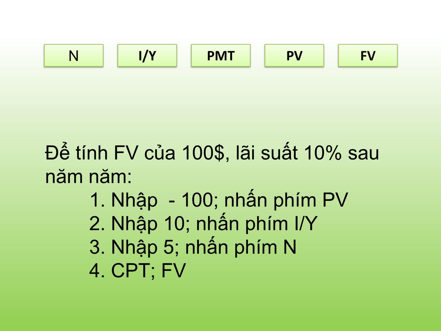 Bài giảng Tài chính doanh nghiệp - Chương 5: Giá trị thời gian của tiền - Trần Thị Thái Hà trang 6