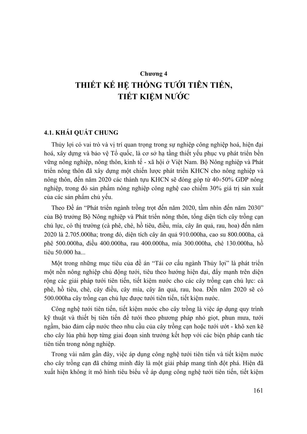 Giáo trình Thiết kế hệ thống tưới tiêu (Phần 2) trang 1