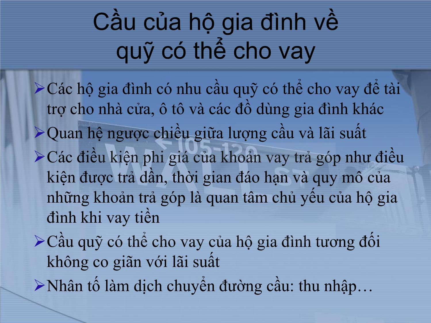 Bài giảng Thị trường tài chính và định chế tài chính - Chương 2: Lãi suất trang 9