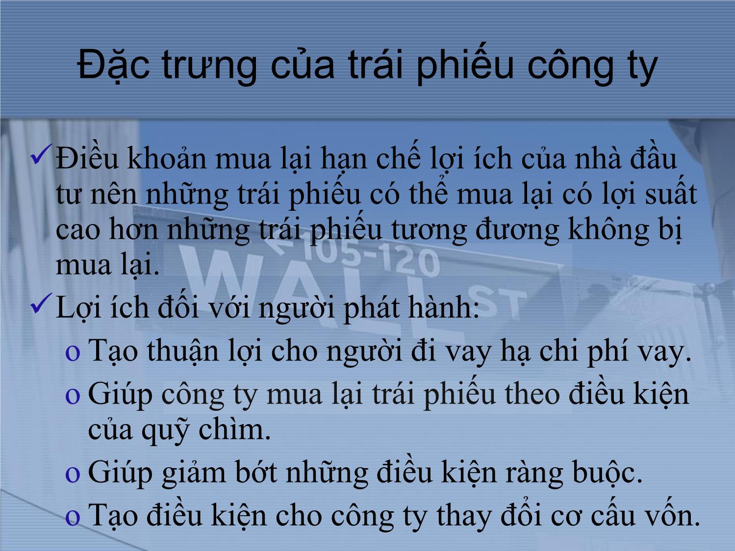 Bài giảng Thị trường tài chính và định chế tài chính - Chương 6: Thị trường trái phiếu trang 10