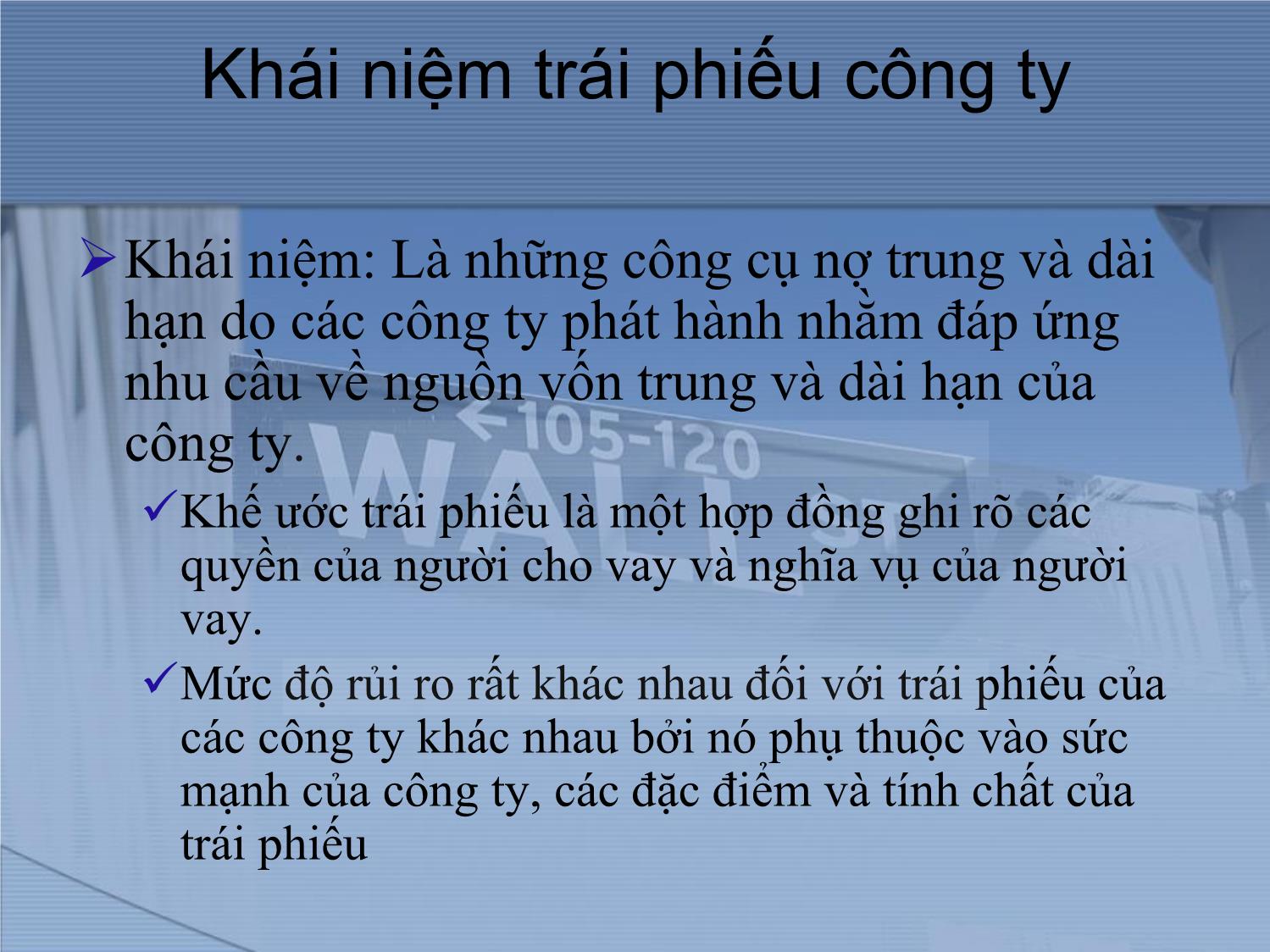 Bài giảng Thị trường tài chính và định chế tài chính - Chương 6: Thị trường trái phiếu trang 7