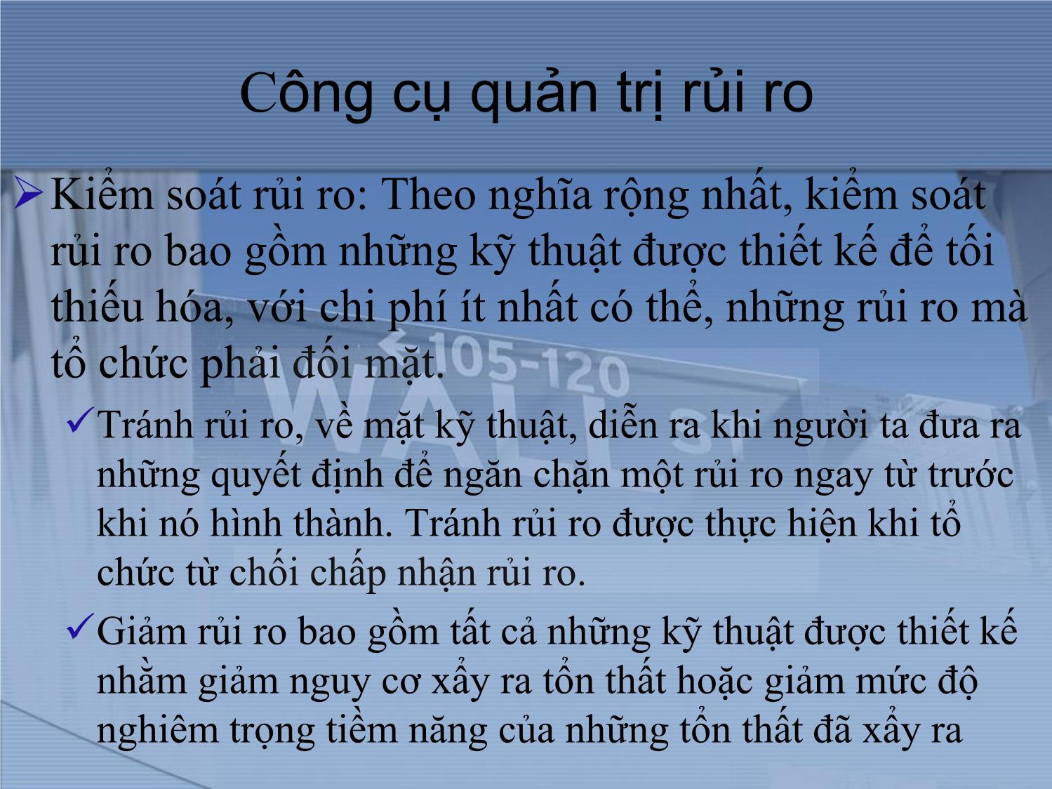 Bài giảng Thị trường tài chính và định chế tài chính - Chương 17: Công ty bảo hiểm trang 3