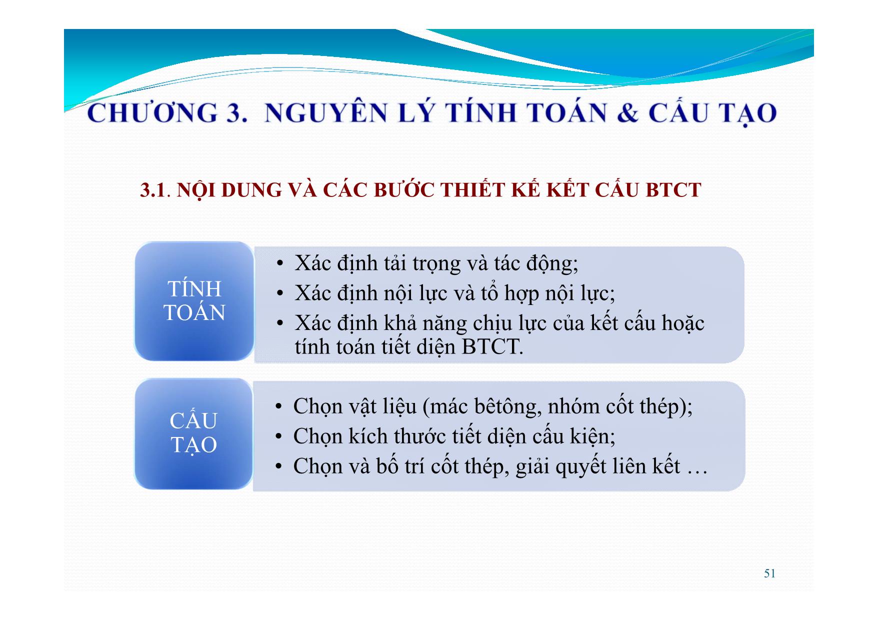 Bài giảng Bê tông cốt thép - Chương 3: Nguyên lý tính toán cấu tạo trang 3