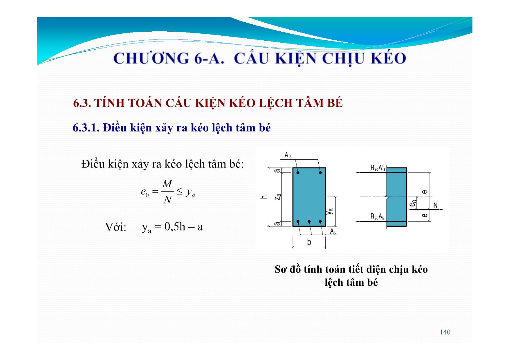 Bài giảng Bê tông cốt thép - Chương 6: Cấu kiện chịu kéo và chịu xoắn trang 6