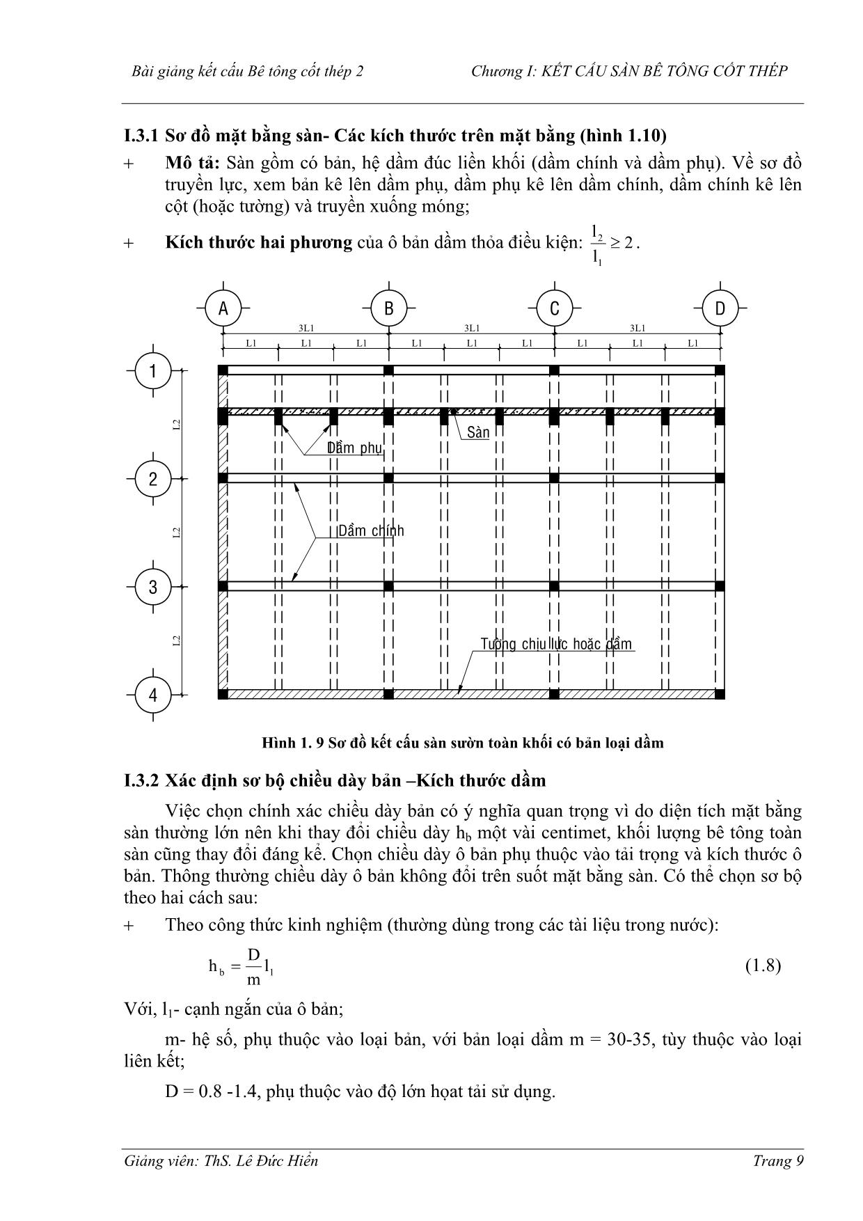 Giáo trình Kết cấu bê tông cốt thép 2 trang 10