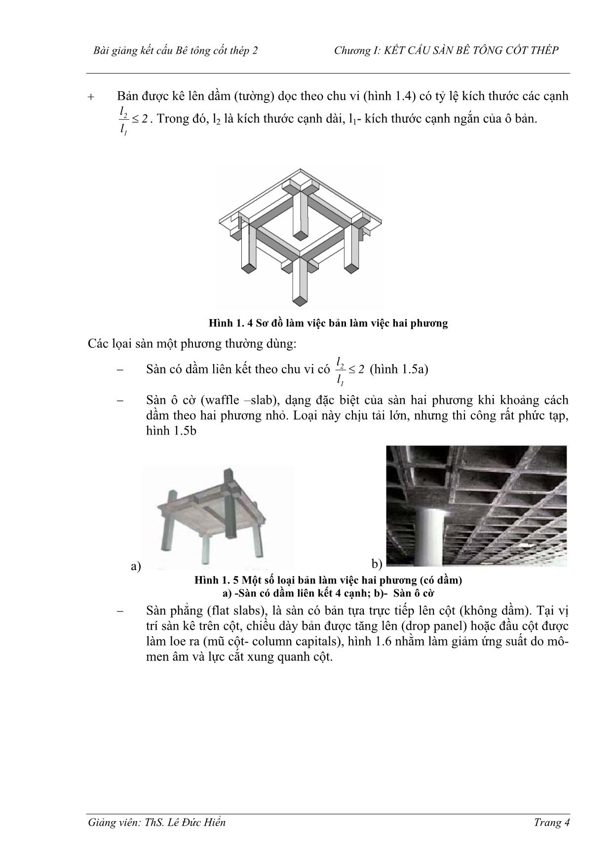 Giáo trình Kết cấu bê tông cốt thép 2 trang 5