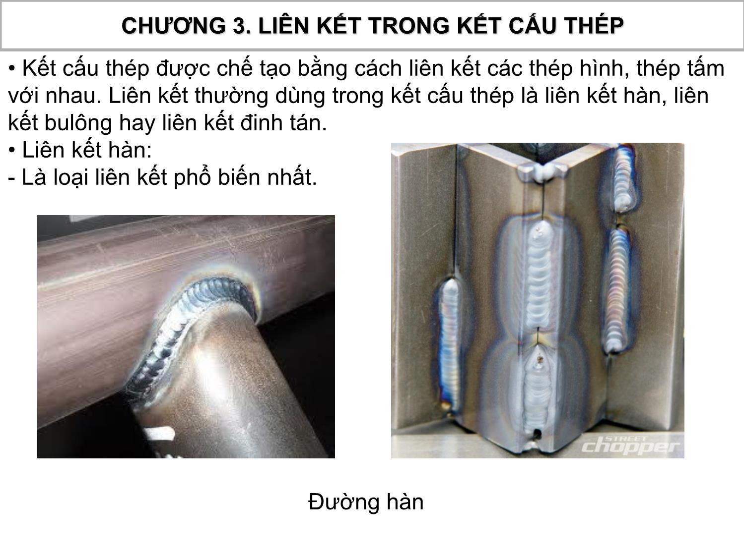 Bài giảng Kết cấu thép gỗ - Chương 3: Liên kết trong kết cấu thép trang 2