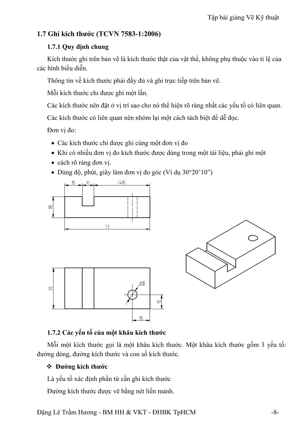 Giáo trình Vẽ kỹ thuật trang 8