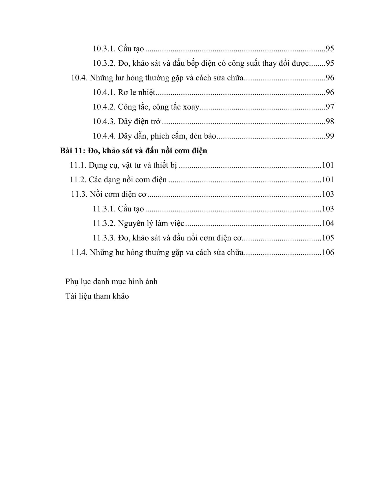 Giáo trình Công nghệ kỹ thuật điện. Điện tử - Thực tập điện dân dụng trang 8