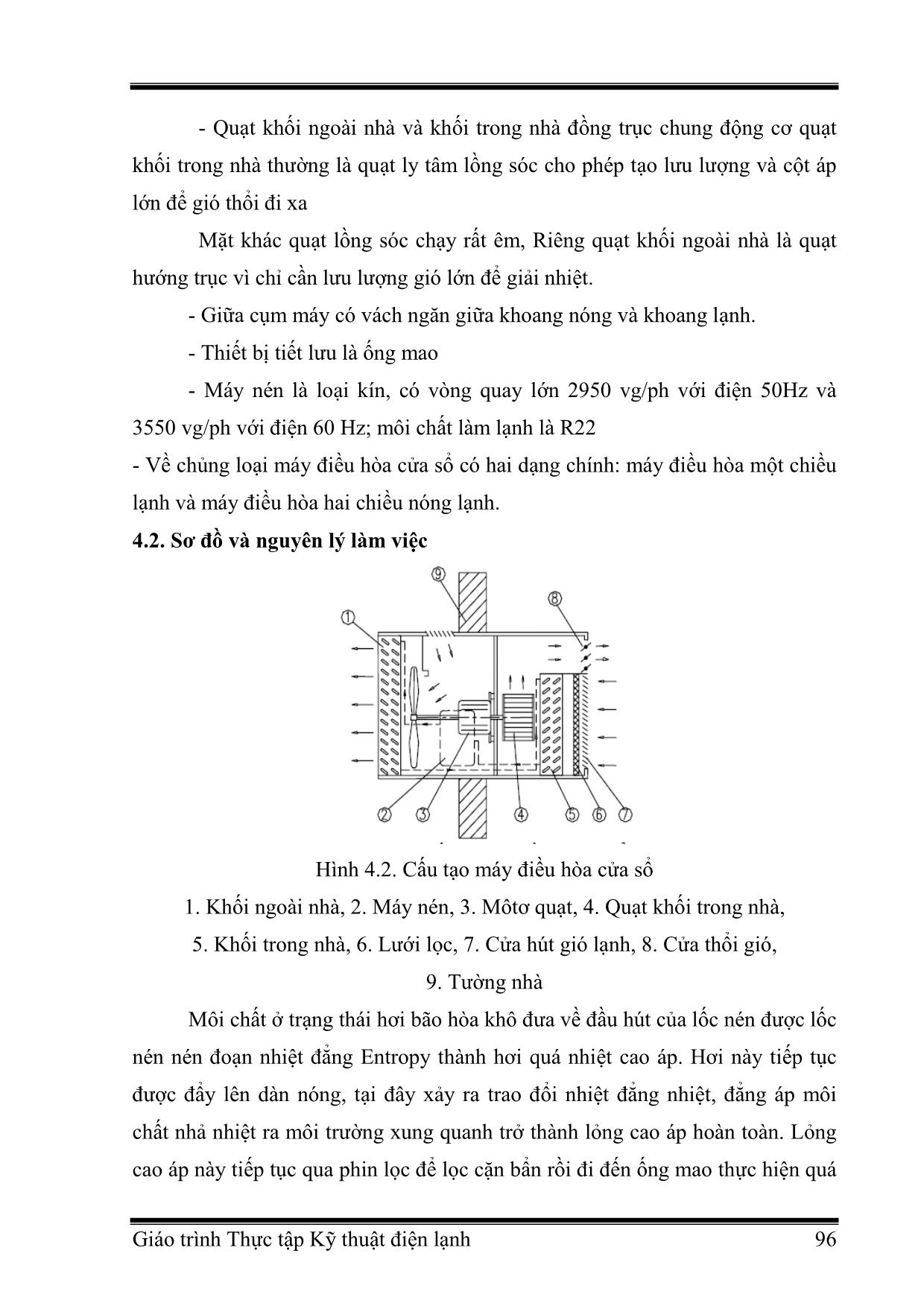 Giáo trình Công nghệ kỹ thuật điện. Điện tử - Thực tập kỹ thuật điện lạnh (Phần 2) trang 2