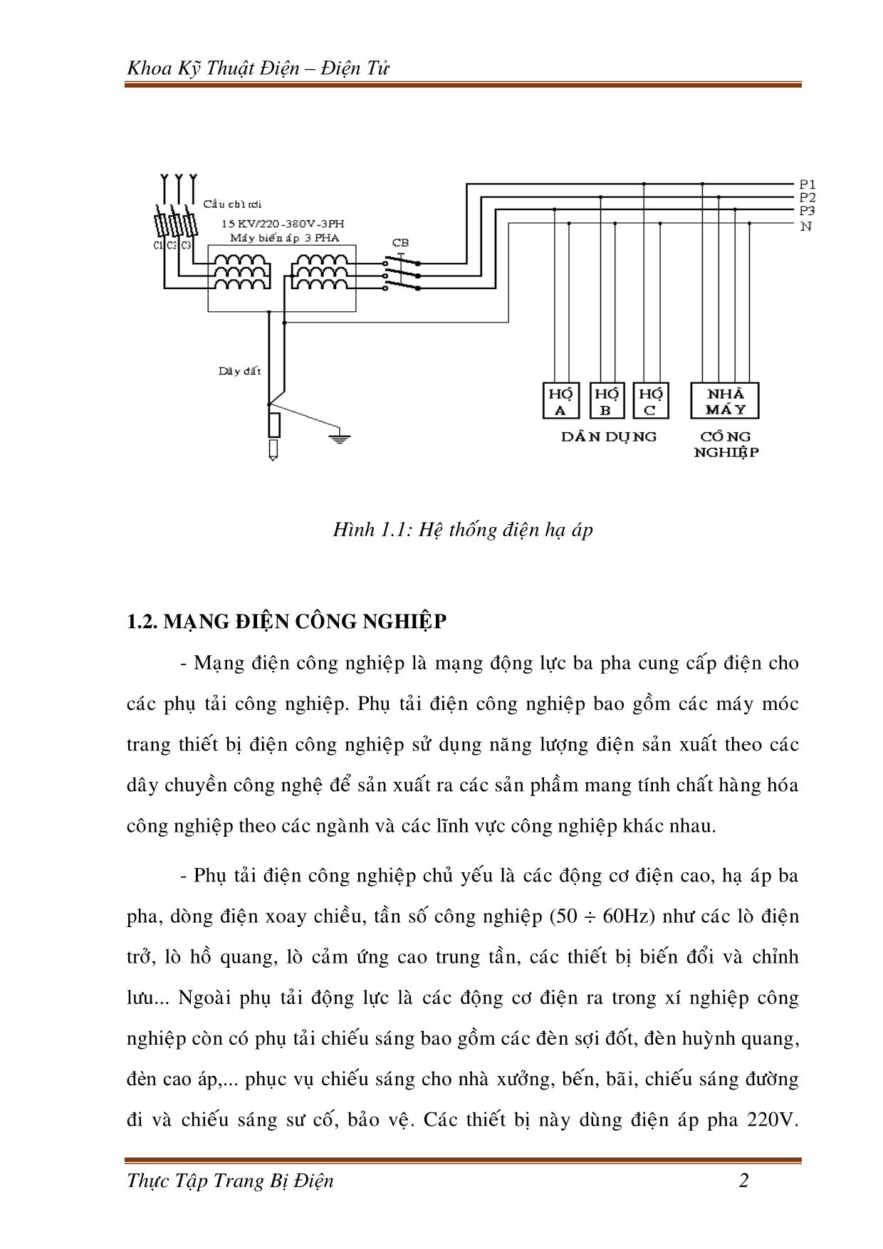 Giáo trình Thực tập trang bị điện trang 4