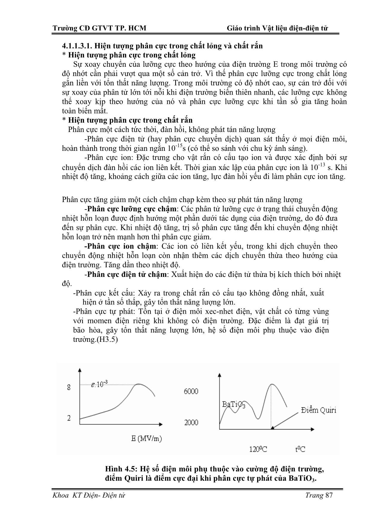 Giáo trình Vật liệu điện. Điện tử (Phần 2) trang 4