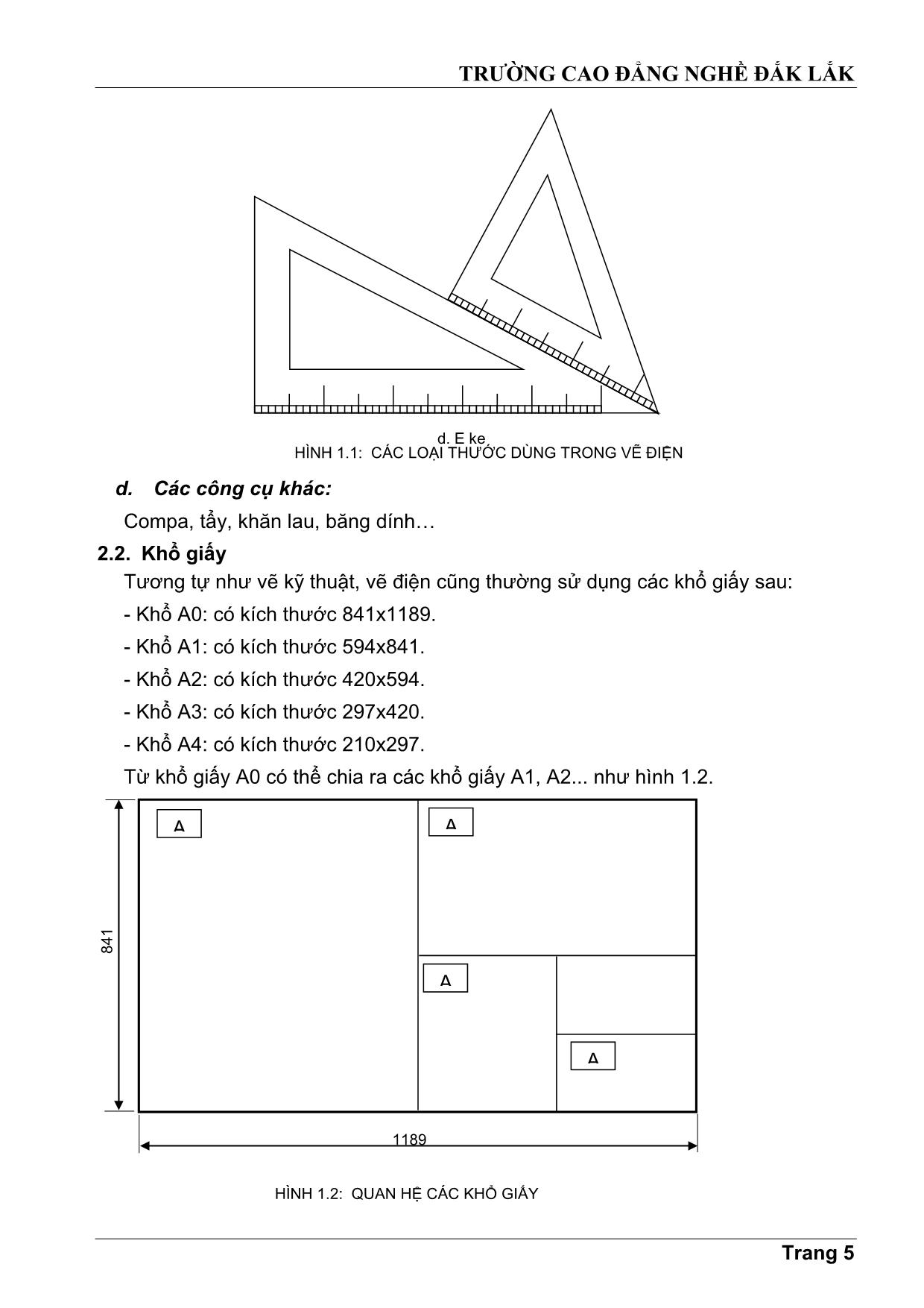 Giáo trình Vẽ điện trang 5