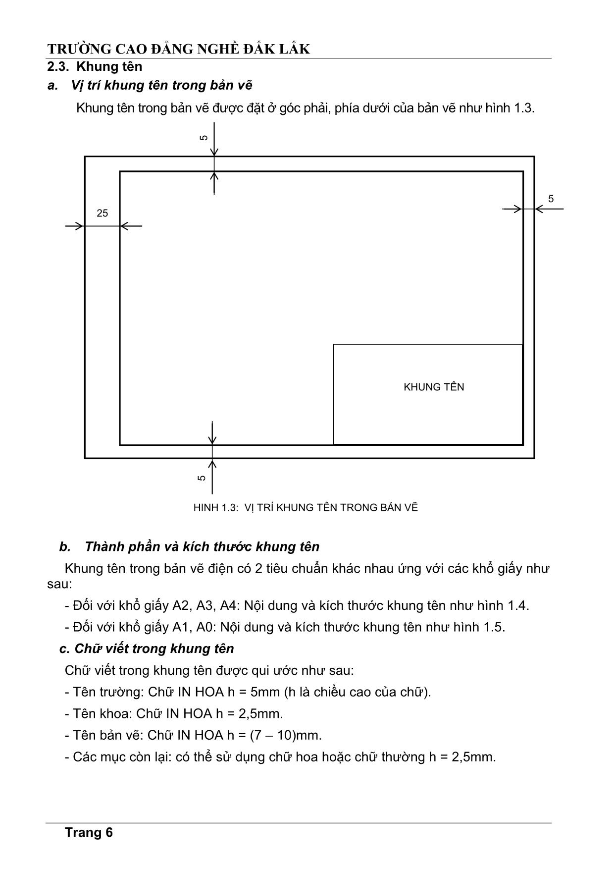 Giáo trình Vẽ điện trang 6