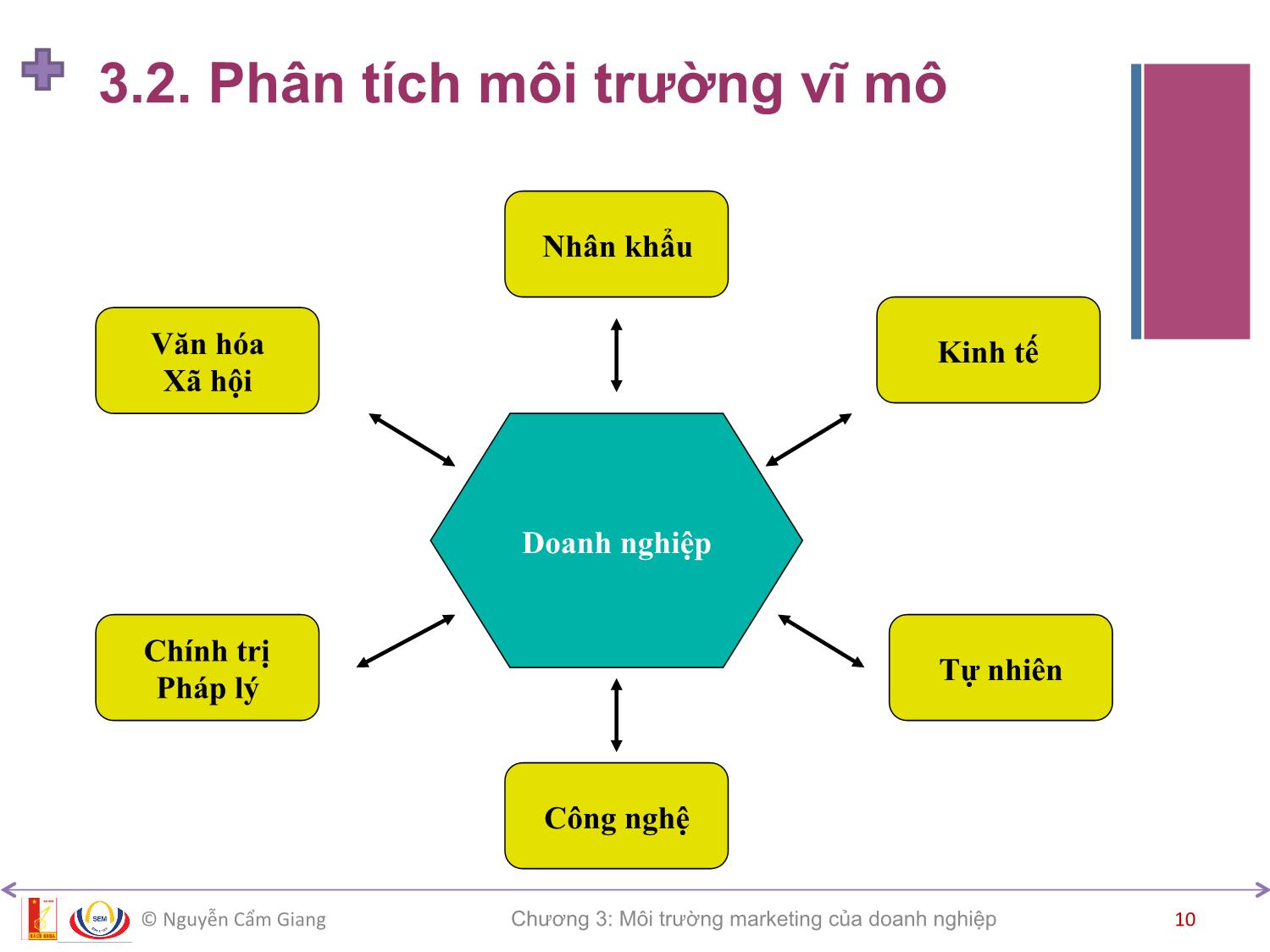 Bài giảng Marketing căn bản - Chương 3: Môi trường marketing của doanh nghiệp - Nguyễn Cẩm Giang trang 10