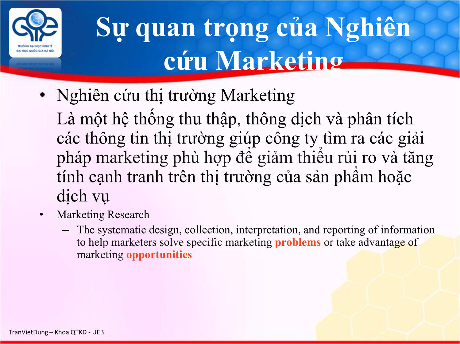 Bài giảng Marketing quốc tế - Chương 3: Nghiên cứu marketing quốc tế - Trần Việt Dũng trang 4