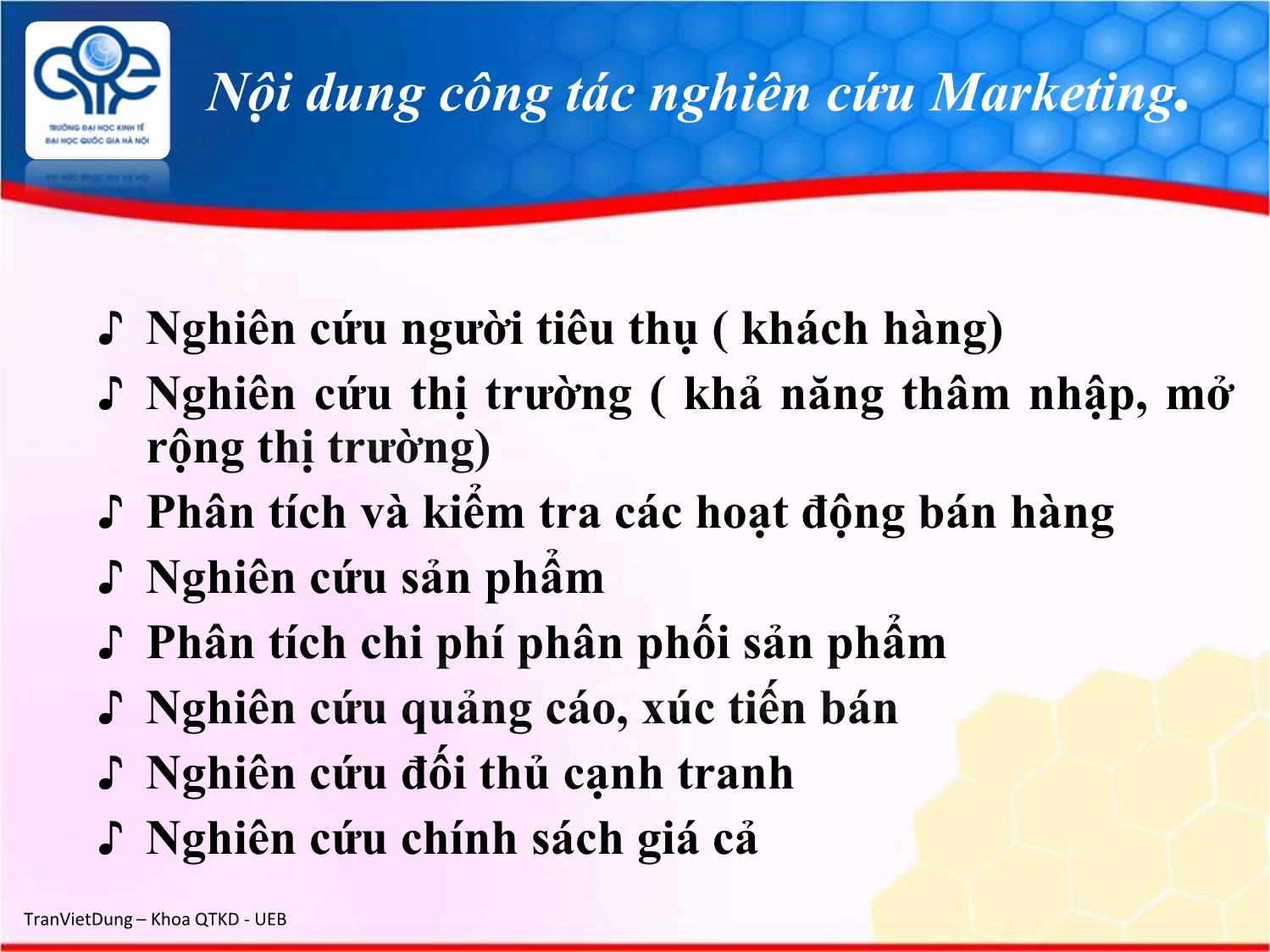 Bài giảng Marketing quốc tế - Chương 3: Nghiên cứu marketing quốc tế - Trần Việt Dũng trang 6