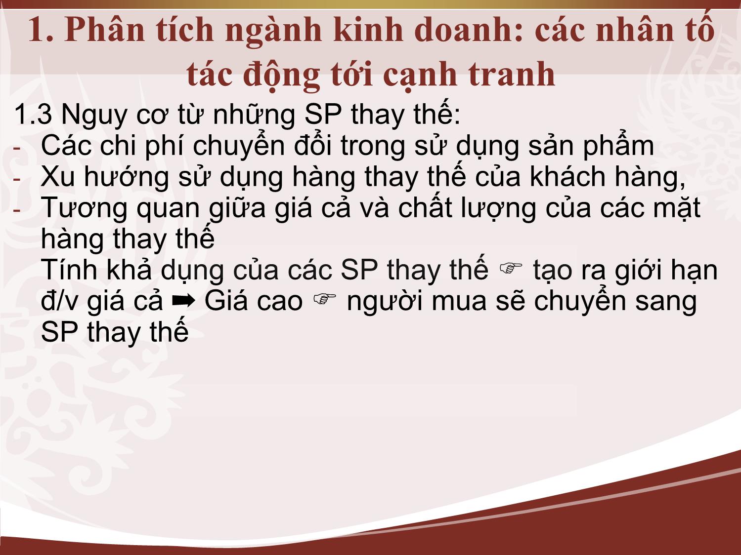 Bài giảng môn Marketing quốc tế - Chương 5: Phân tích cạnh tranh và chiến lược quốc tế của công ty trang 5