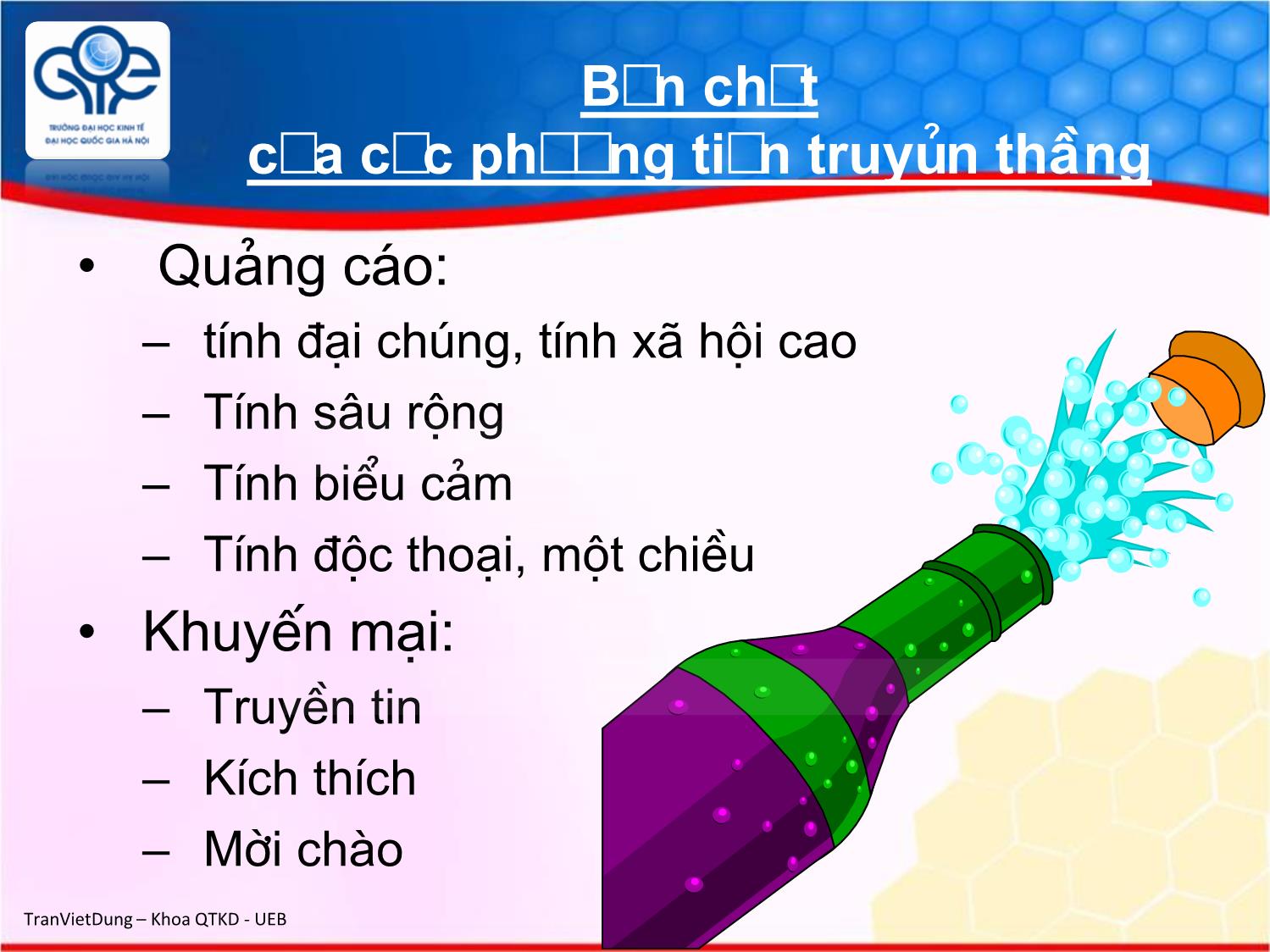 Bài giảng Marketing quốc tế - Chương 9: Chính sách xúc tiến hỗn hợp trên thị trường quốc tế - Trần Việt Dũng trang 6