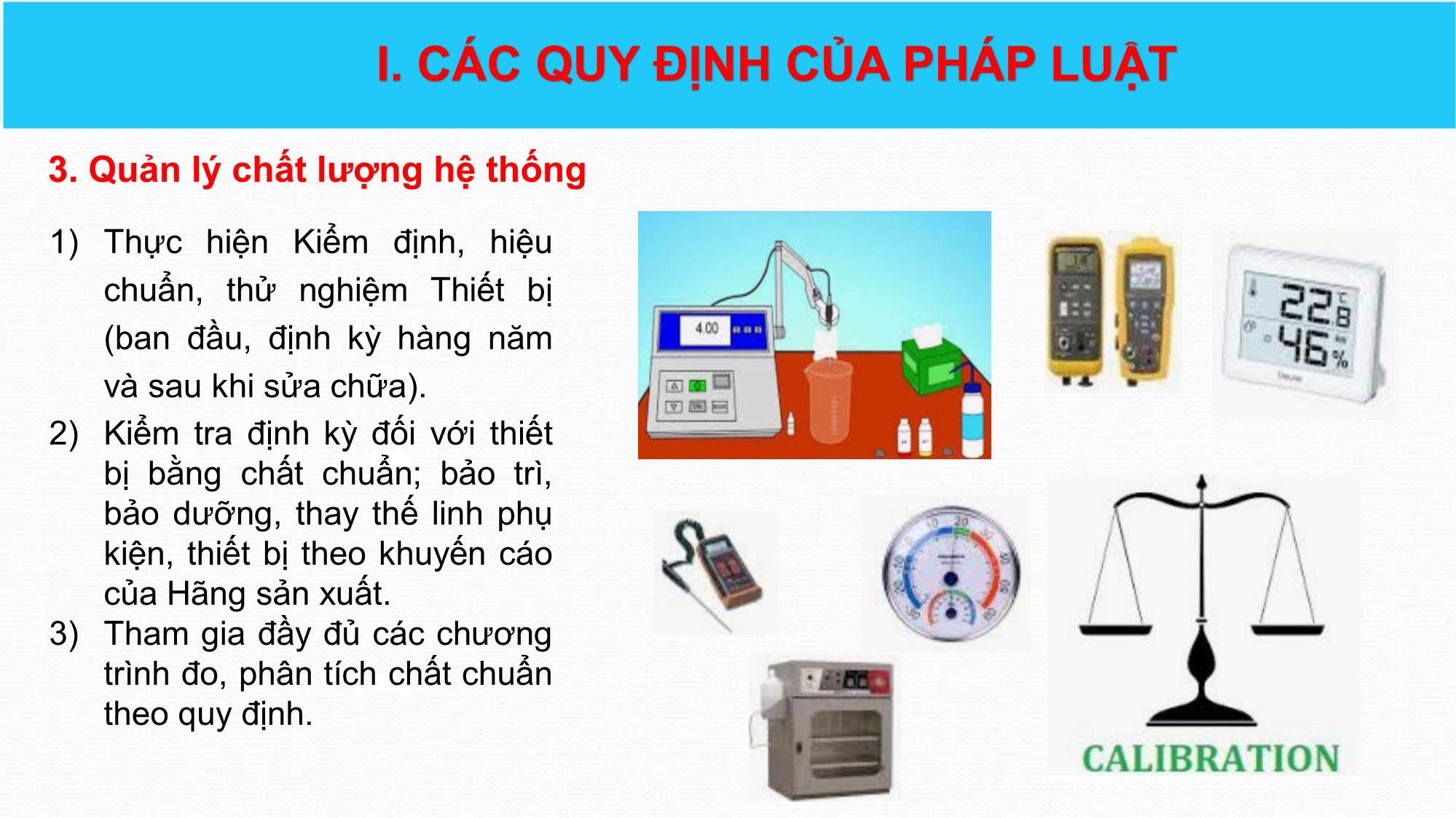 Bài giảng Vận hành, đảm bảo chất lượng và kiểm soát chất lượng của hệ thống trạm quan trắc tự động, liên tục -  Hồ Minh Tráng trang 9