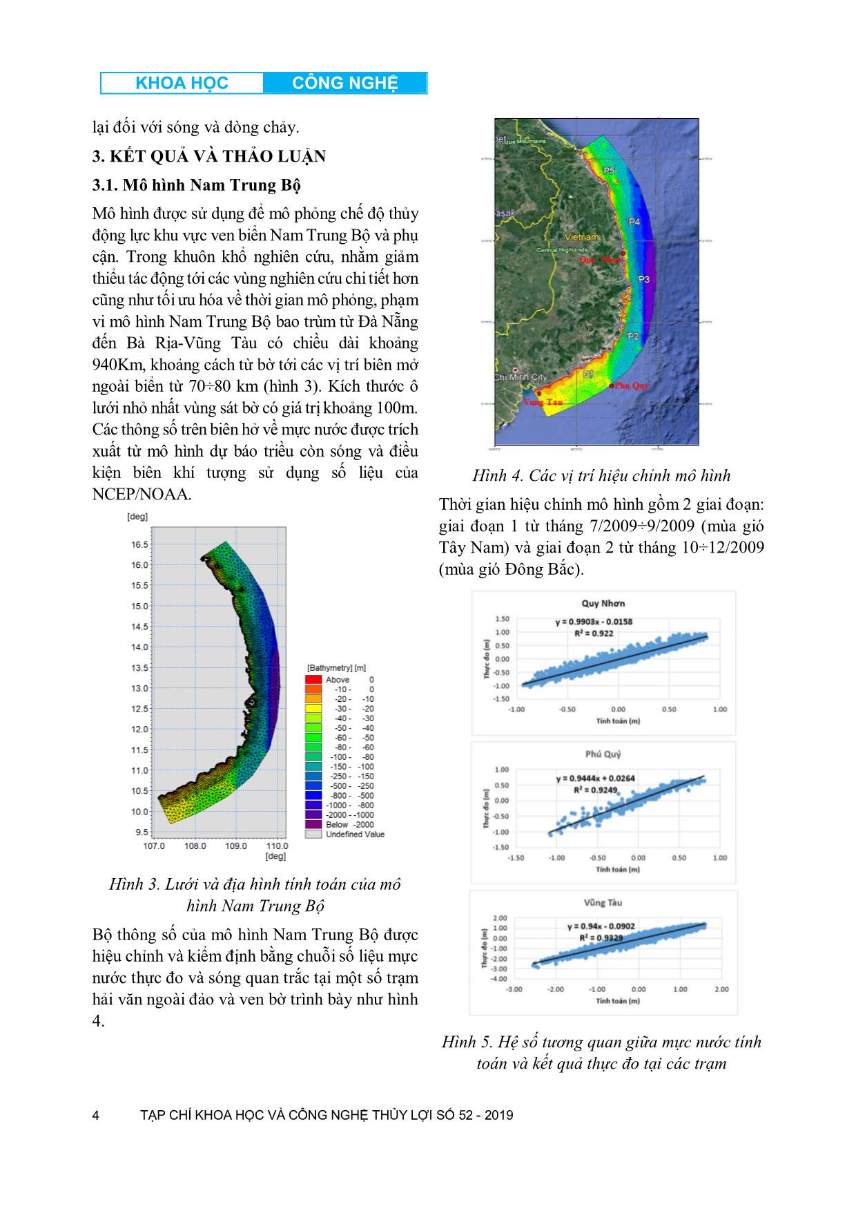 Biến đổi hình thái cửa sông ven biển Nam Trung Bộ dưới tác động của nước biển dâng trang 4