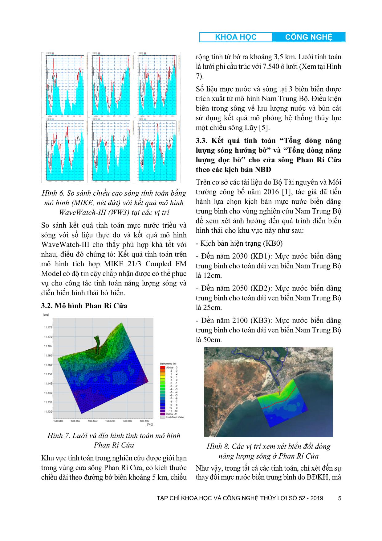 Biến đổi hình thái cửa sông ven biển Nam Trung Bộ dưới tác động của nước biển dâng trang 5