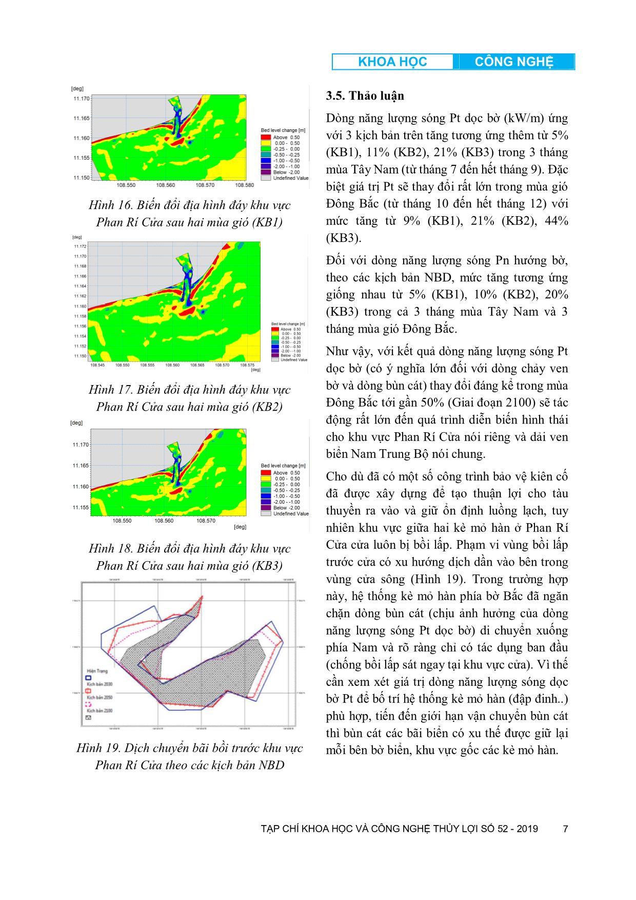 Biến đổi hình thái cửa sông ven biển Nam Trung Bộ dưới tác động của nước biển dâng trang 7