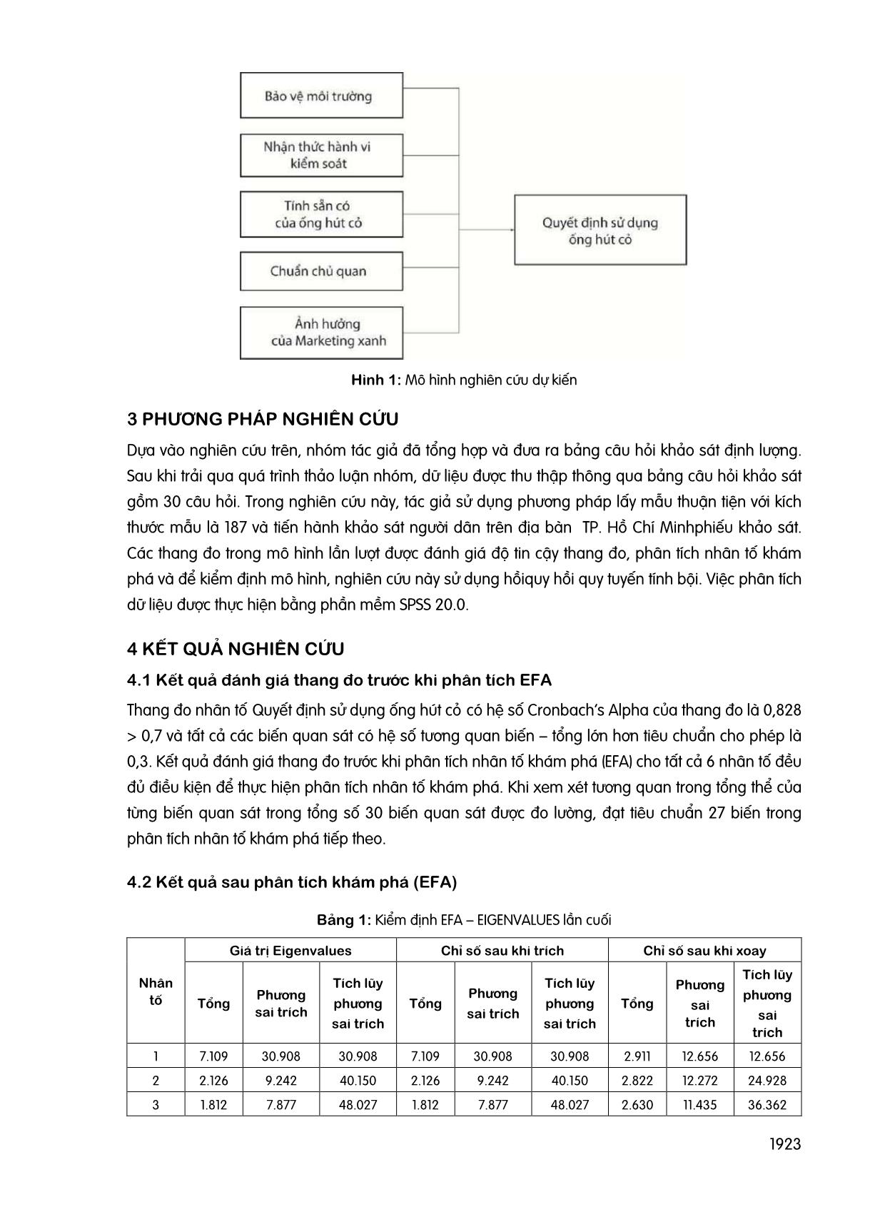 Các yếu tố ảnh hưởng đến quyết định sử dụng ống hút cỏ của người tiêu dùng tại thành phố Hồ Chí Minh trang 3