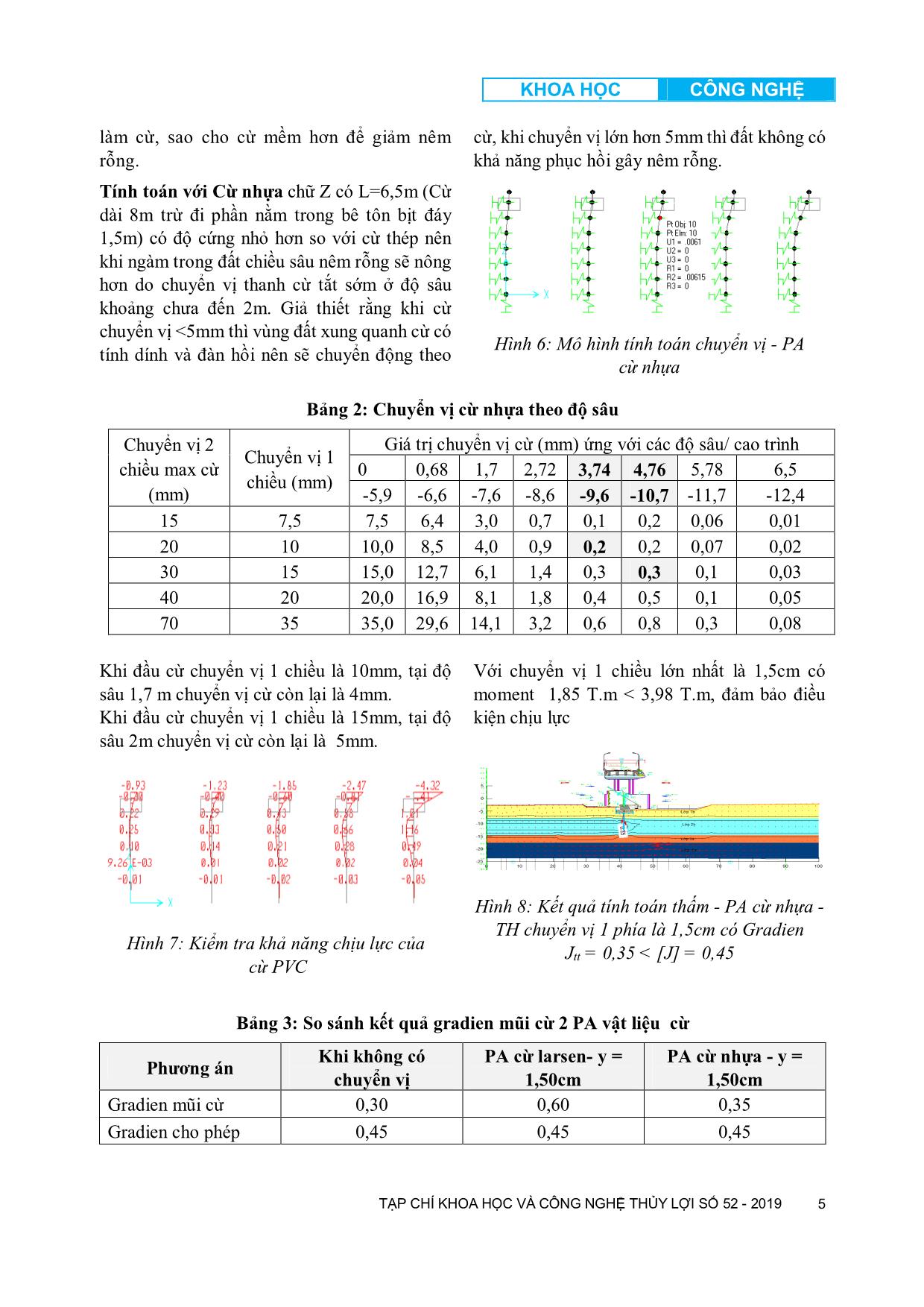 Cơ sở khoa học lựa chọn tiêu chuẩn chuyển vị ngang đập trụ đỡ áp dụng cho công trình đập ngăn mặn sông Hiếu trang 5