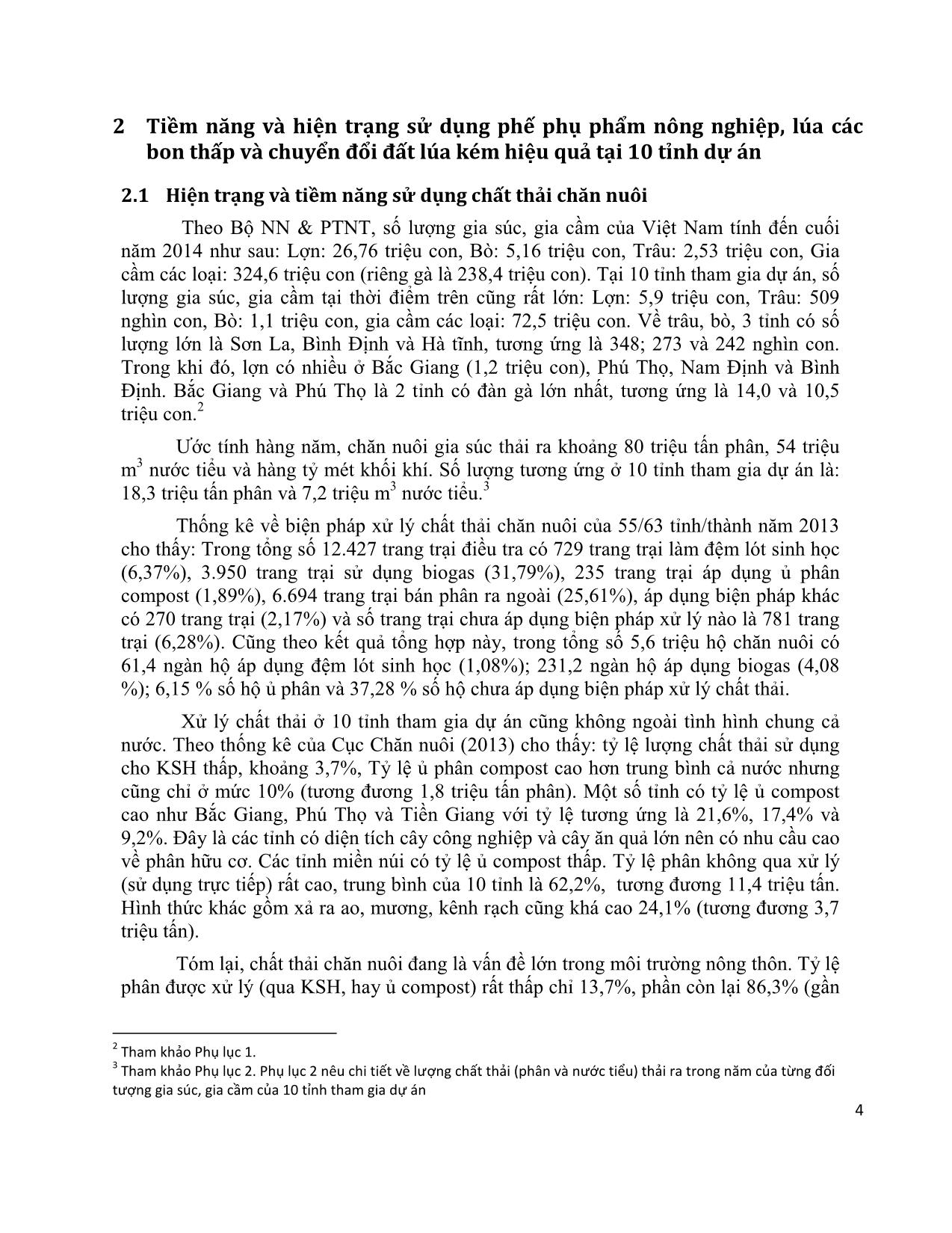 Tài liệu Chiến lược nghiên cứu định hướng các hoạt động nghiên cứu về quản lý chất thải nông nghiệp thông minh, bảo vệ môi trường và chống biến đổi khí hậu trang 4