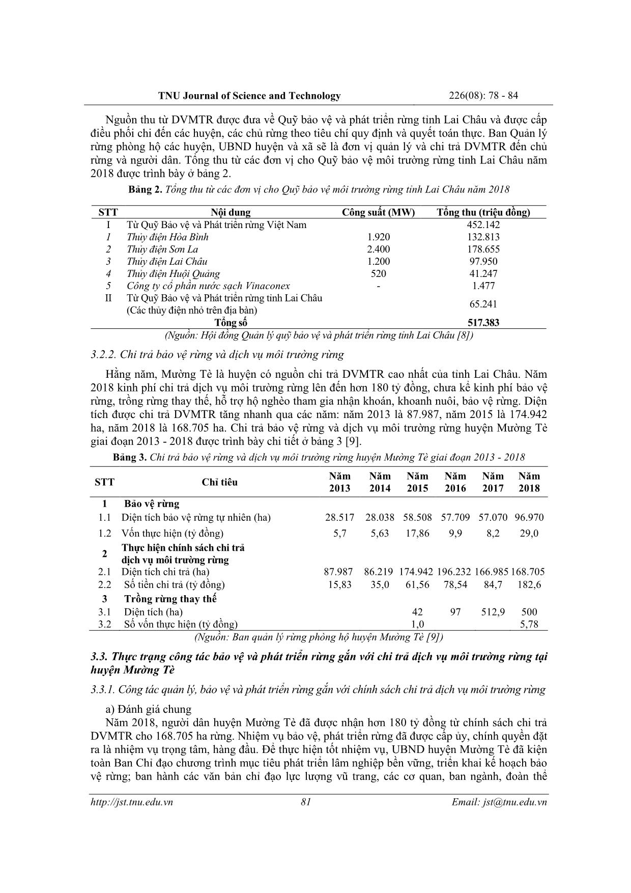 Payments for forest environmental services with the sustainable management and protection of forests in Muong Te district, Lai Chau province trang 4